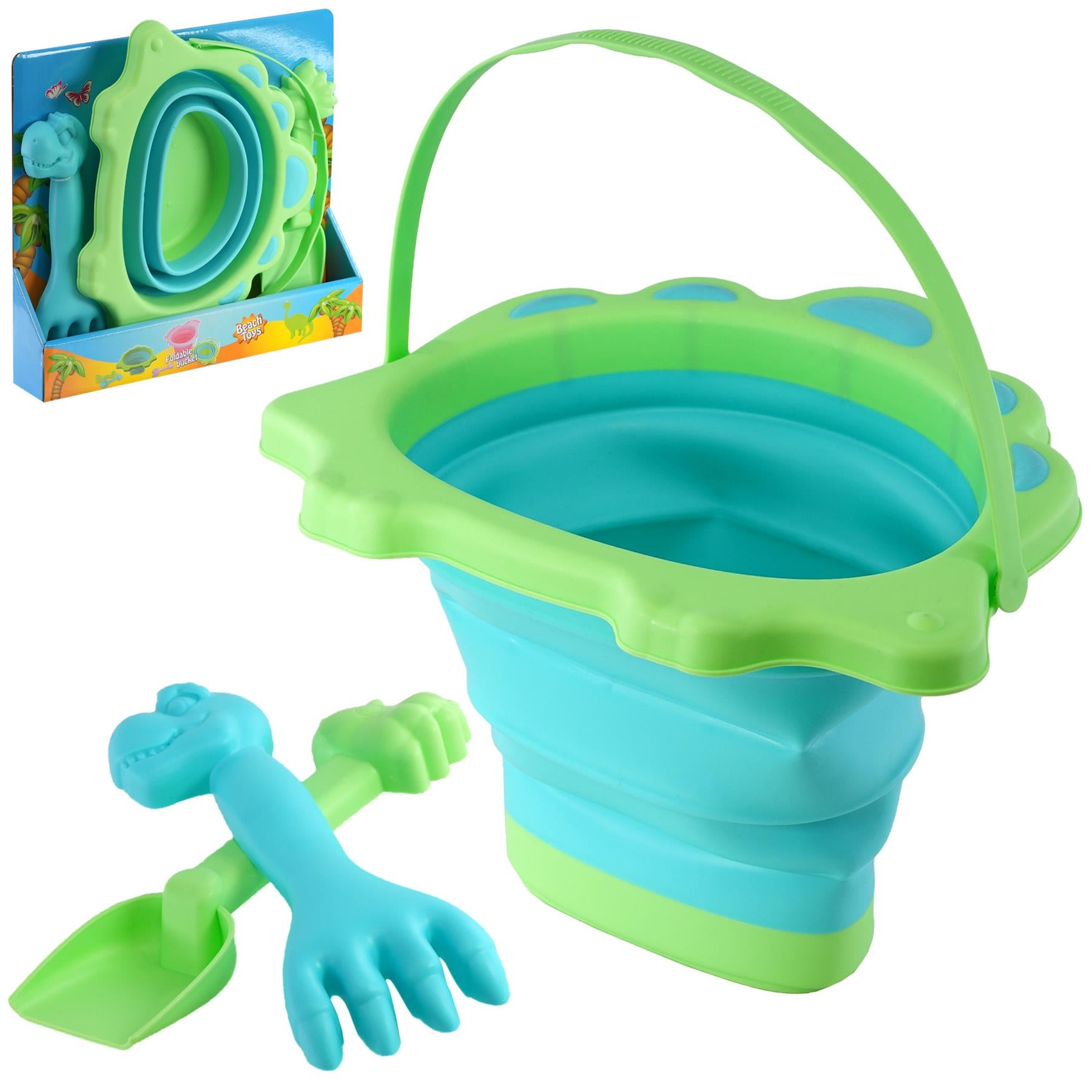 Collapsible Beach Bucket & Spade Sets