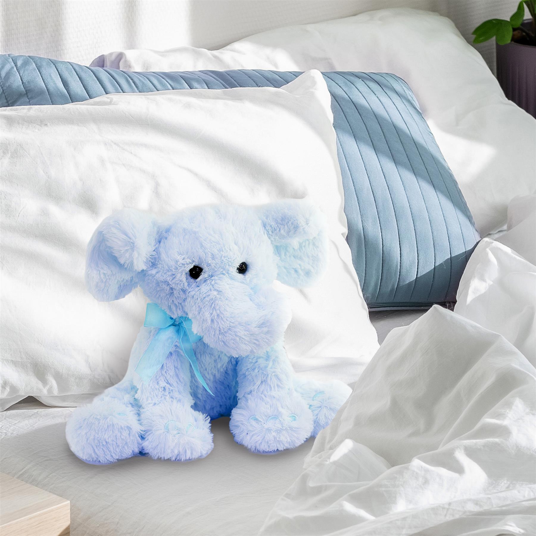 Blue Plush Elephant Soft Toys