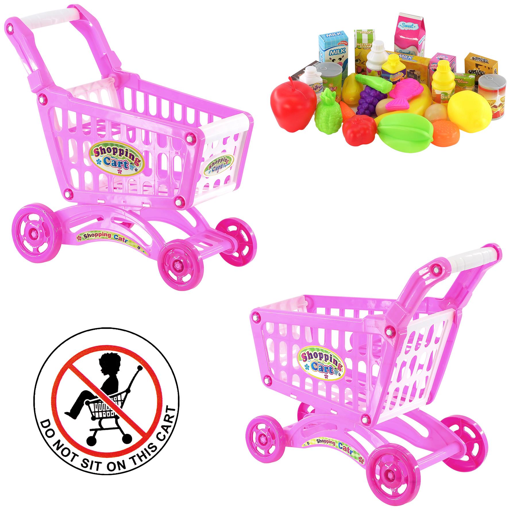 Shopping trolley and play food online