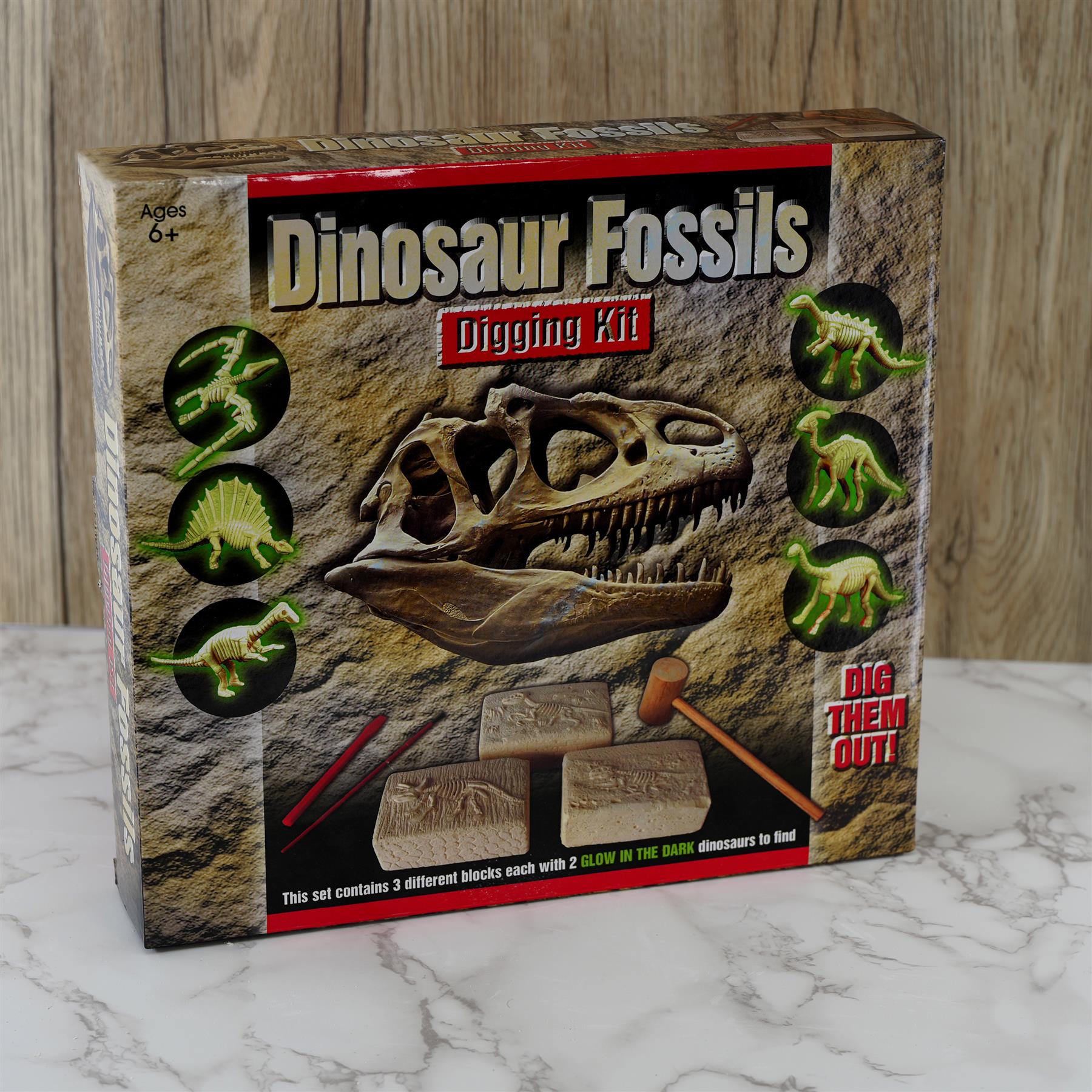 The Magic Toy Shop Dinosaur Fossils Digging Kit