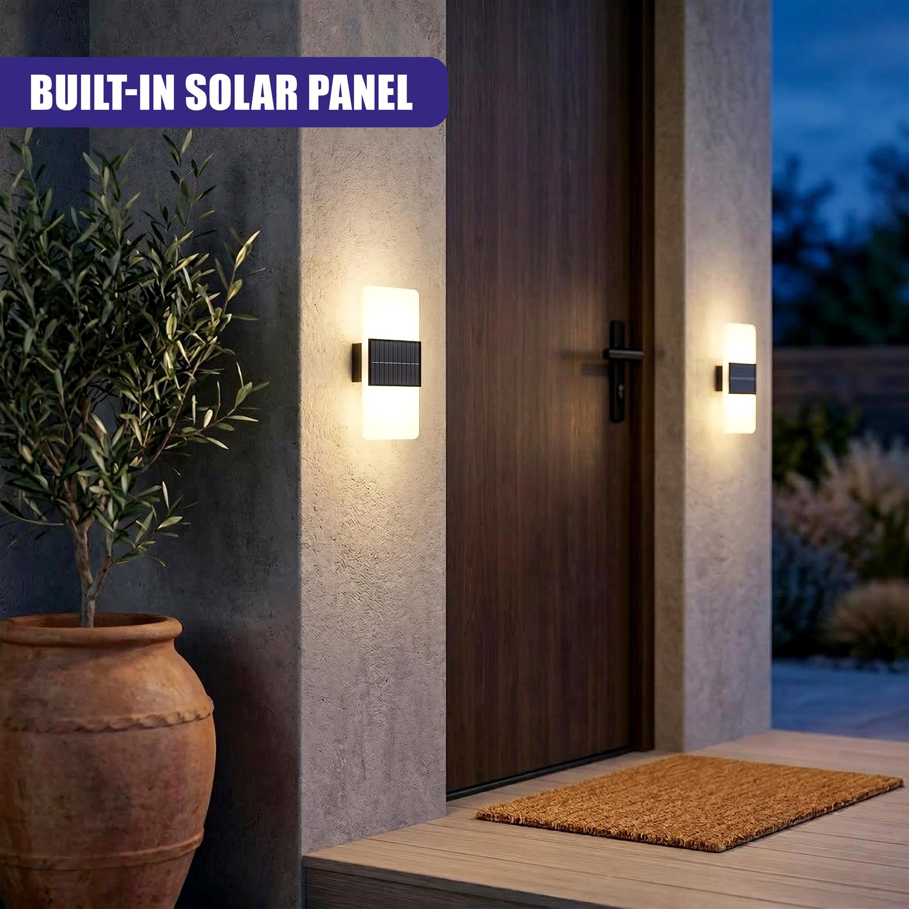 Acrylic Solar Wall Lights