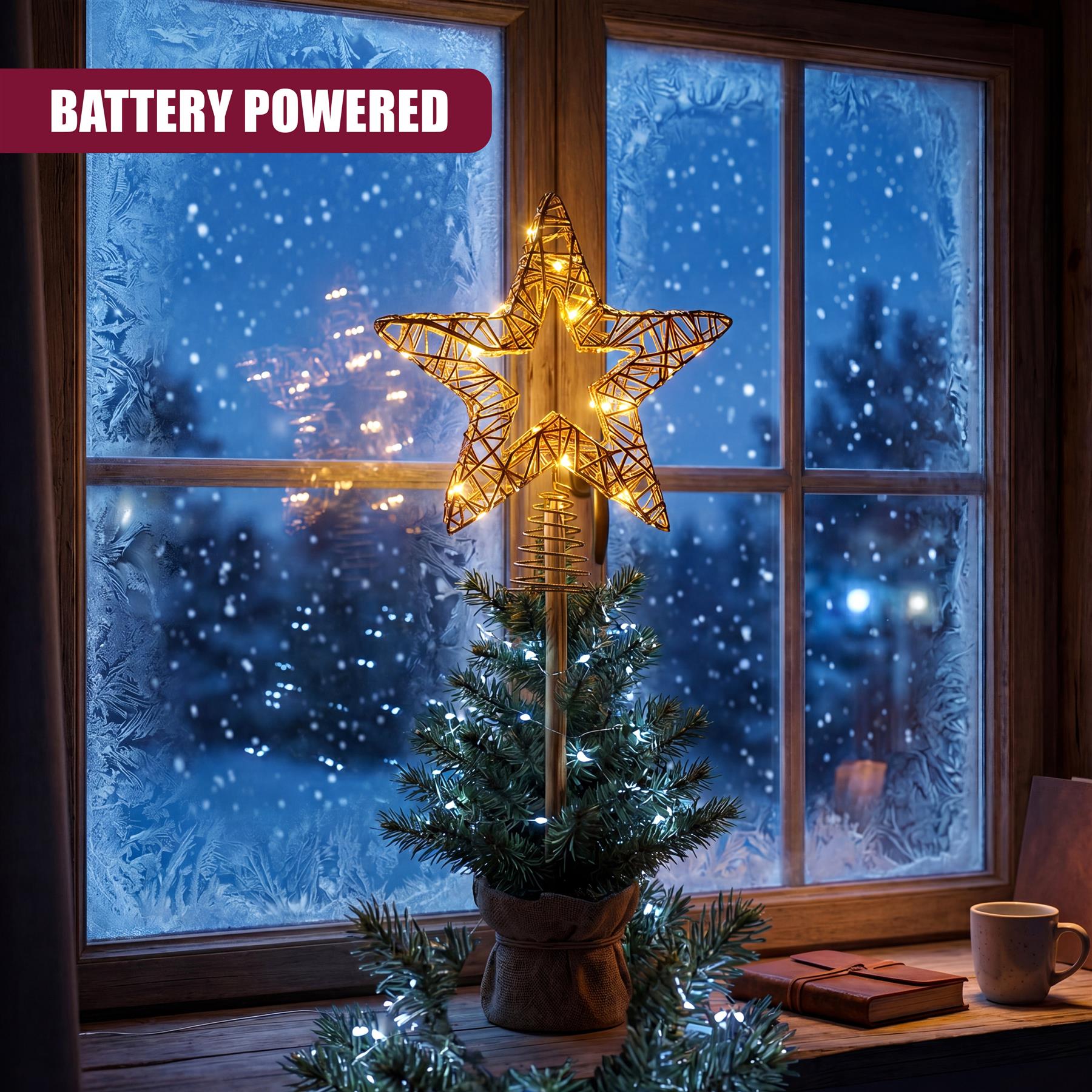 Christmas Star Tree Topper