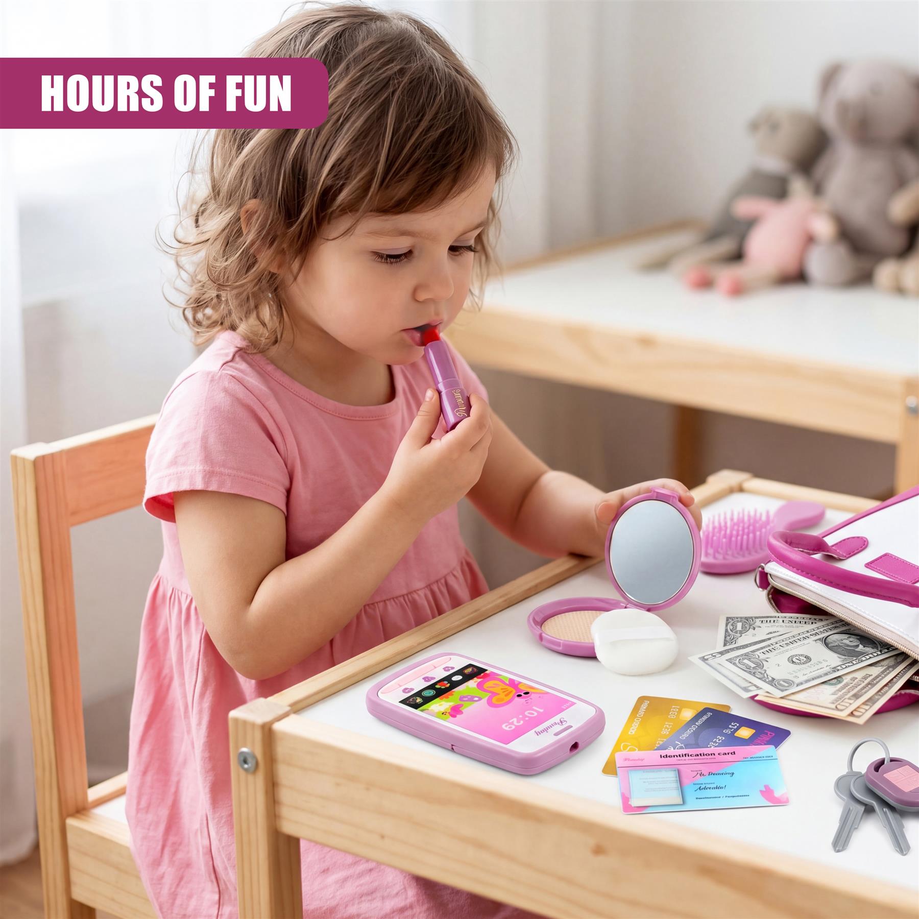 Toy Handbag Pretend Play Makeup Set