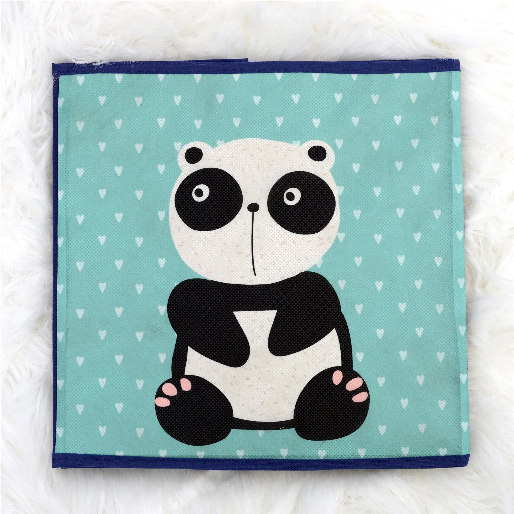 The Magic Toy Shop Panda Design Foldable Storage Box