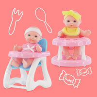 Set of 8 Baby Dolls with Costumes and Accessories by BiBi Doll - The Magic Toy Shop