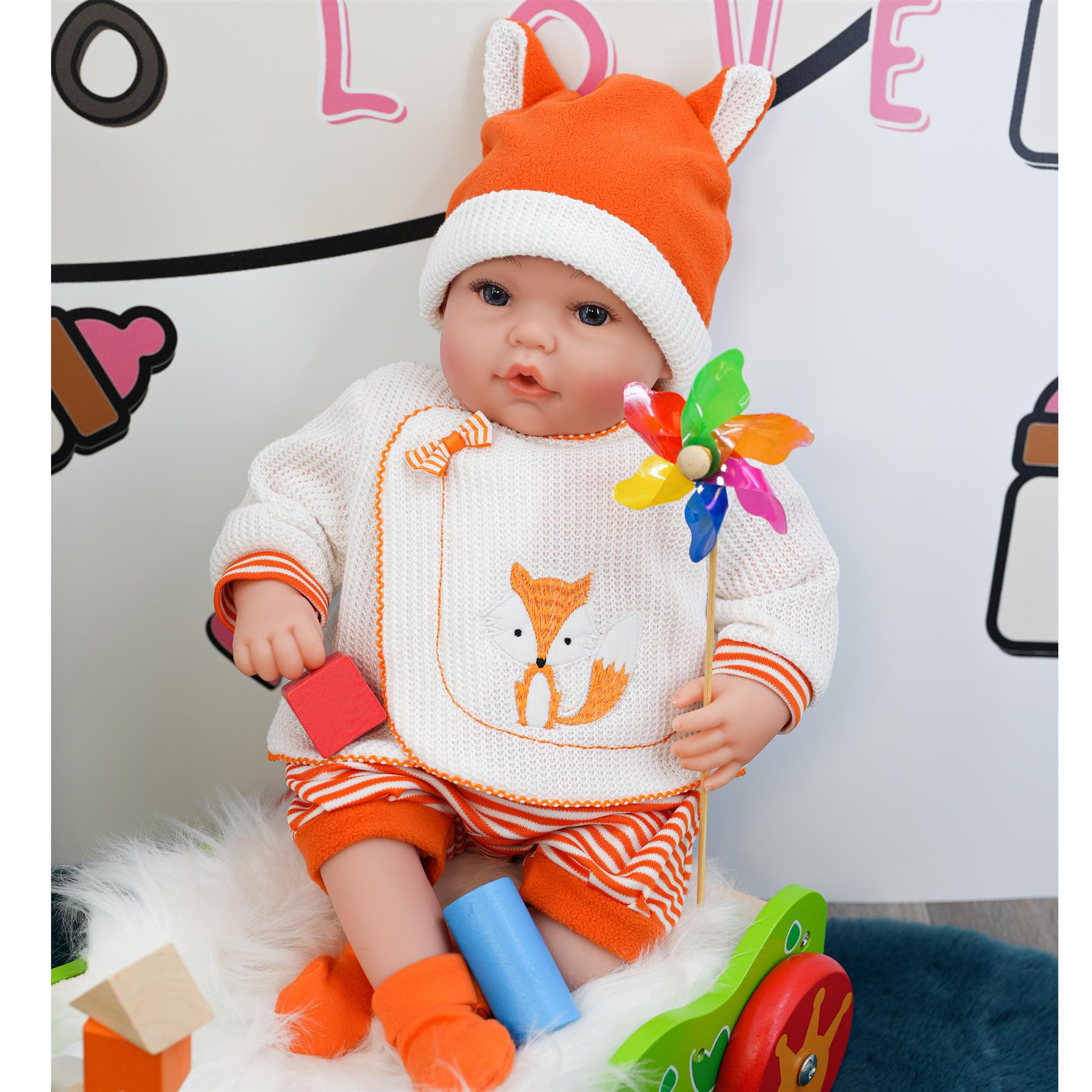 BiBi Outfits - Reborn Doll Clothes (Fox) (50 cm / 20") by BiBi Doll - The Magic Toy Shop