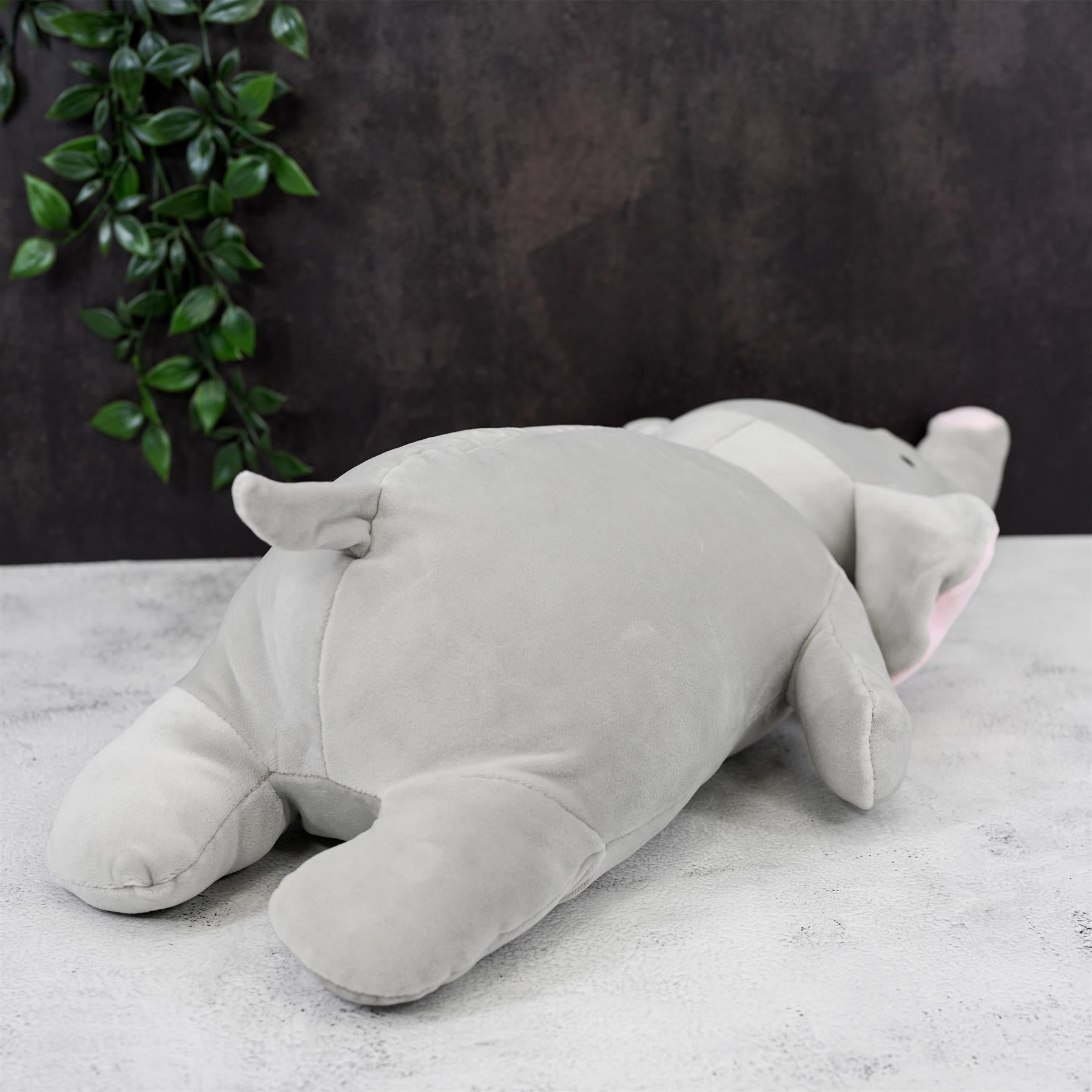 20” Super-Soft Elephant Plush Pillow Toy by The Magic Toy Shop - The Magic Toy Shop