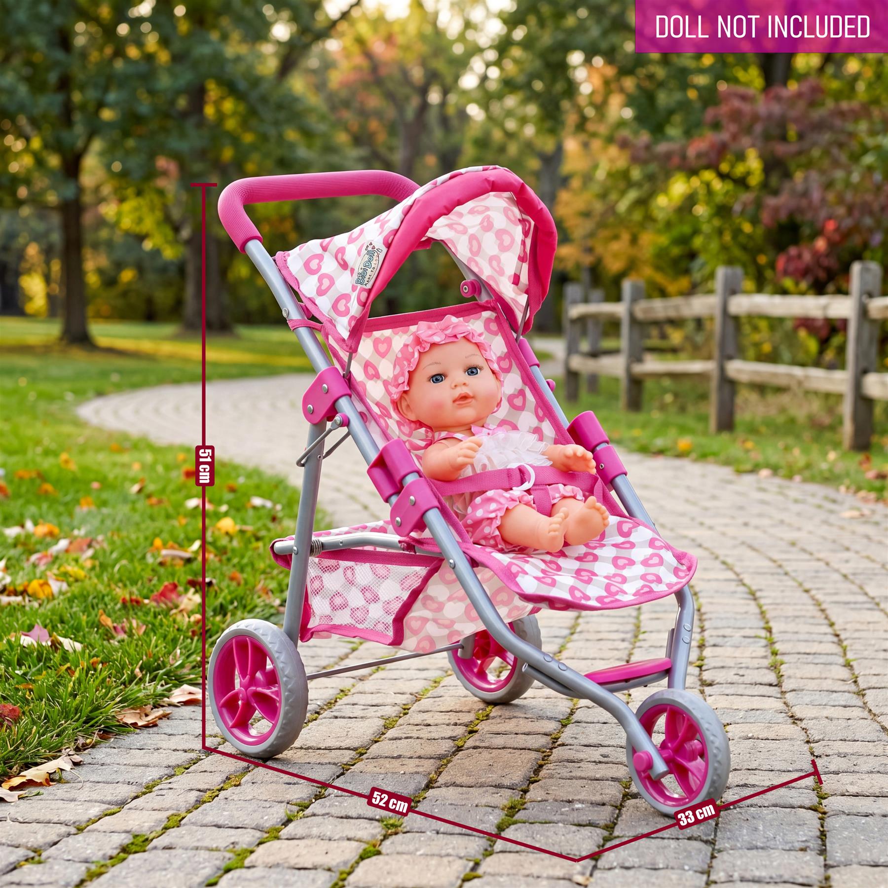 3 Wheeler Doll's Pushchair