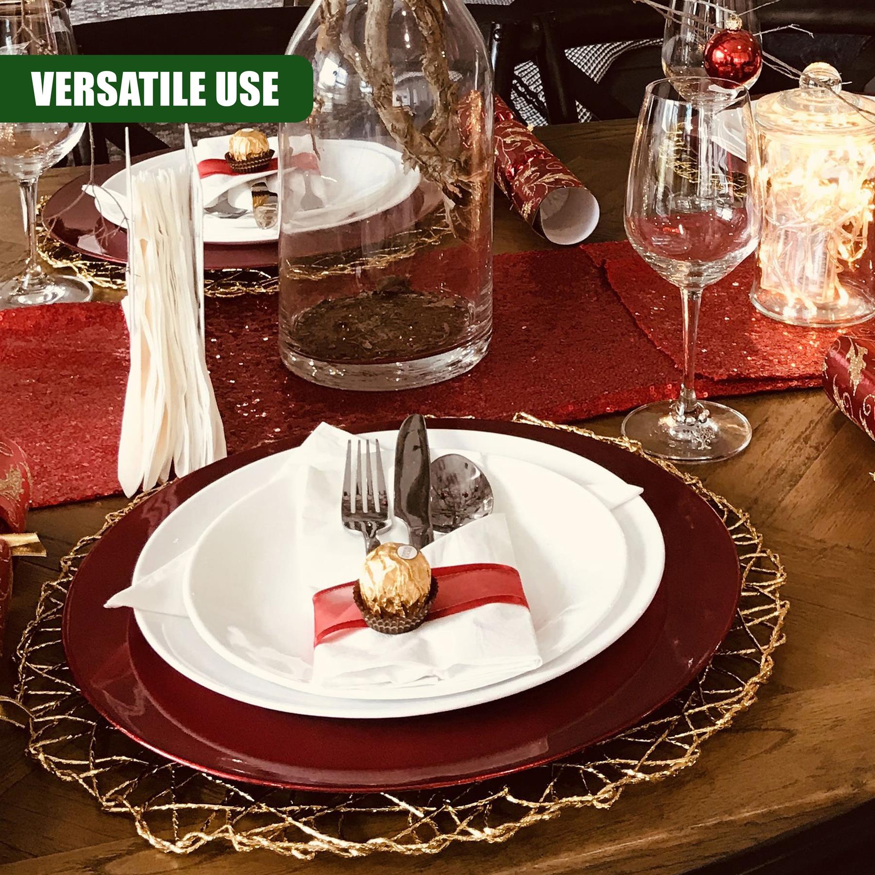 Set of 4 Charger Plates