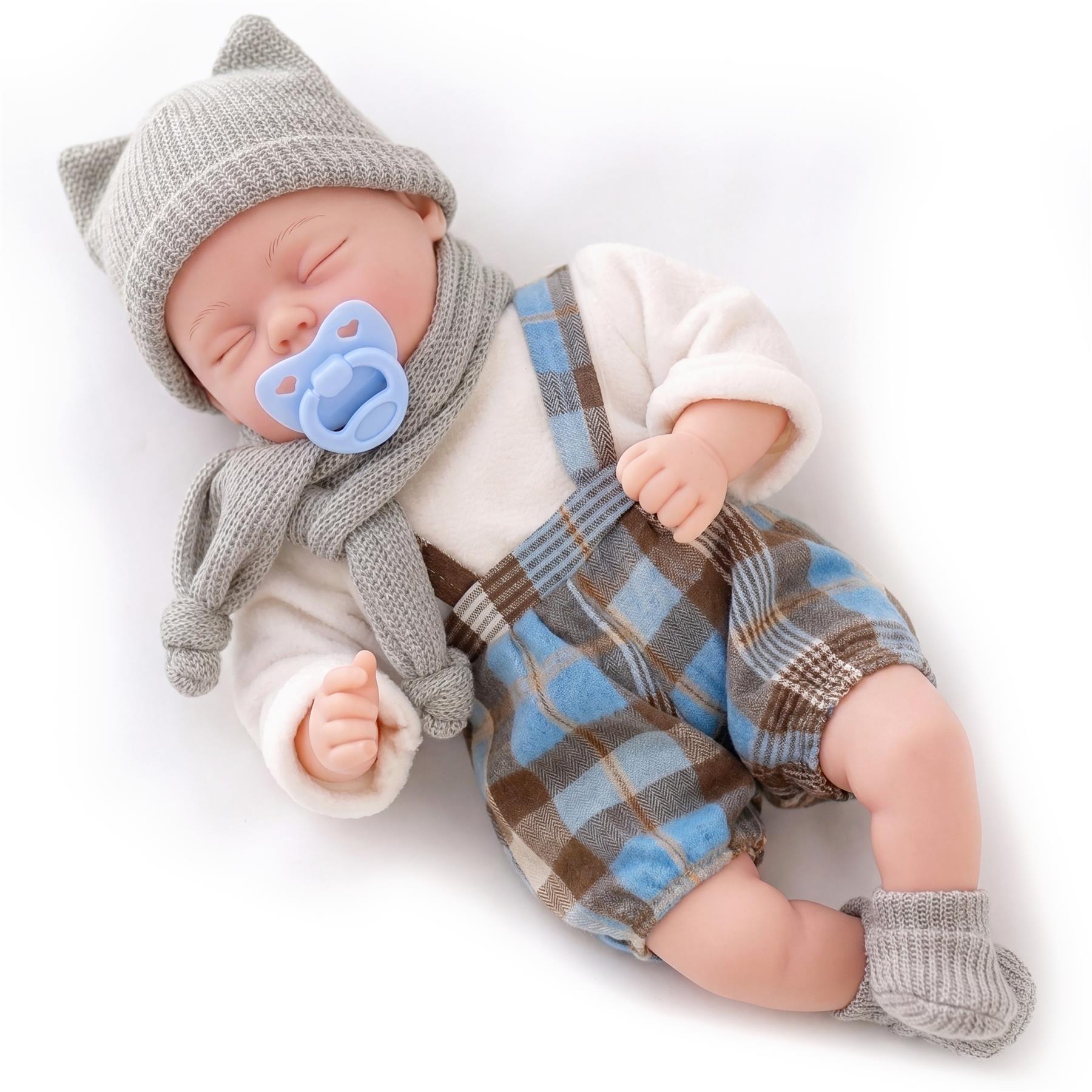 BiBi Baby Doll - Blue Tartan (45 cm / 18")
