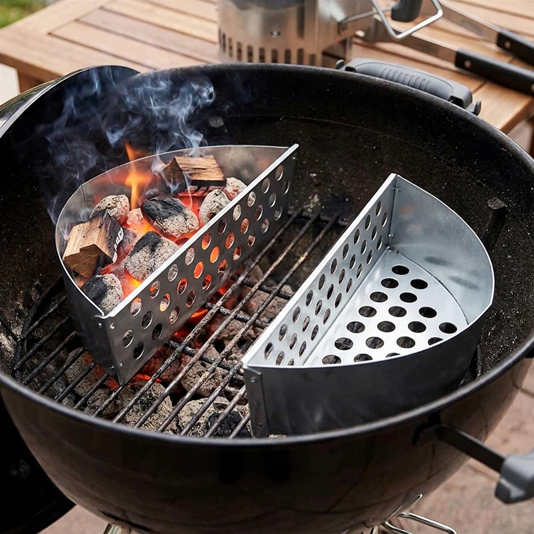 Pack of 2 Charcoal Baskets