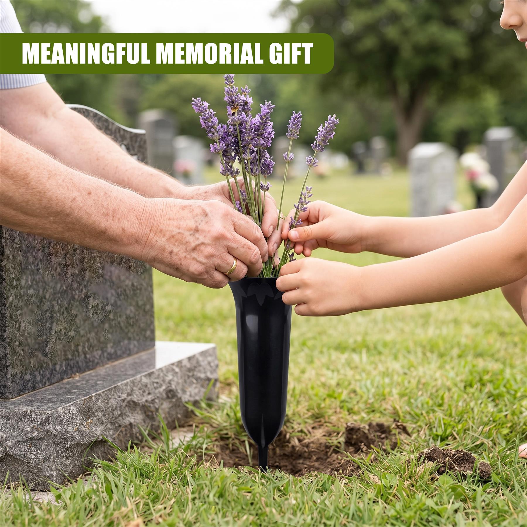 Set of 2 Grave Vases