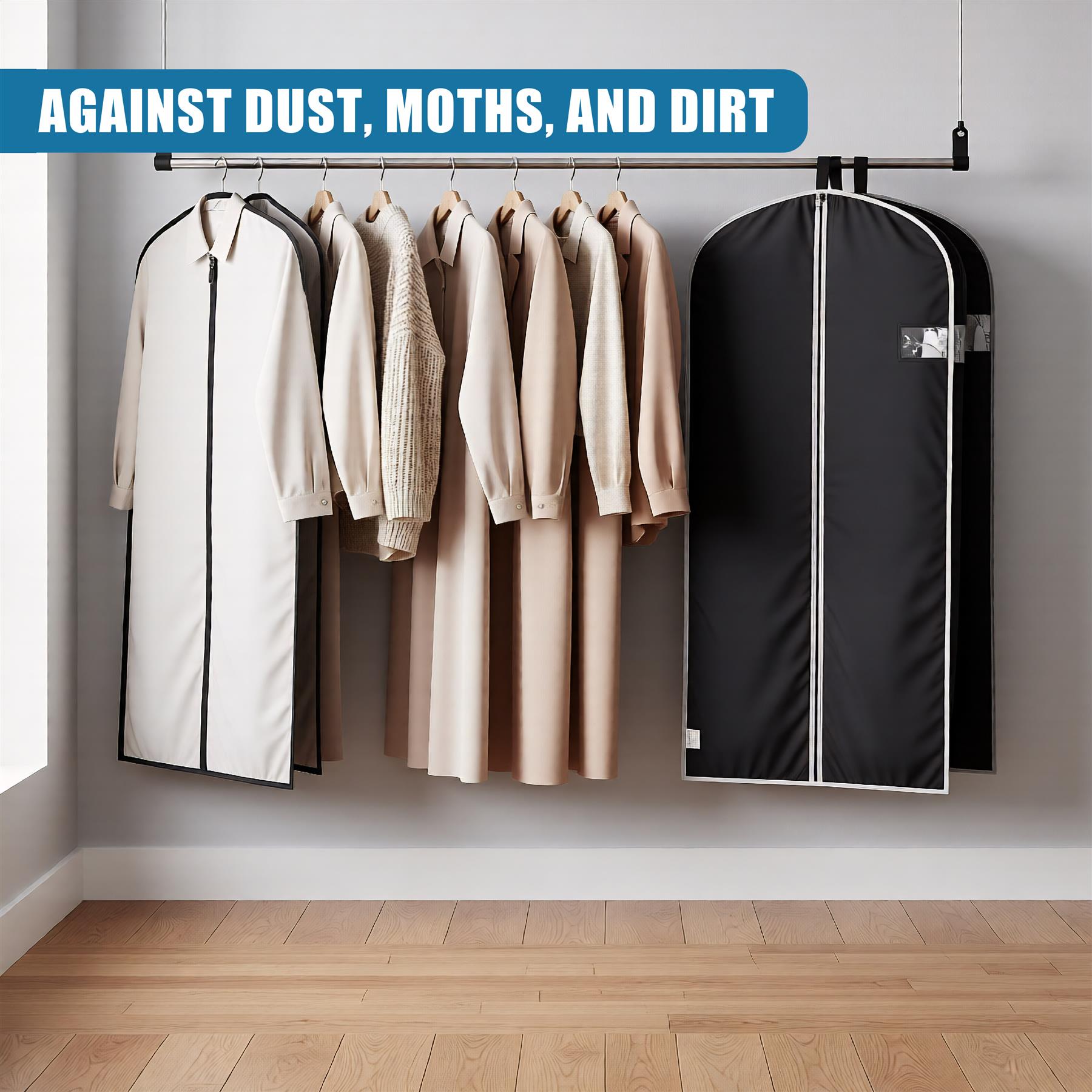 Garment Bags with Zip, Set of 2