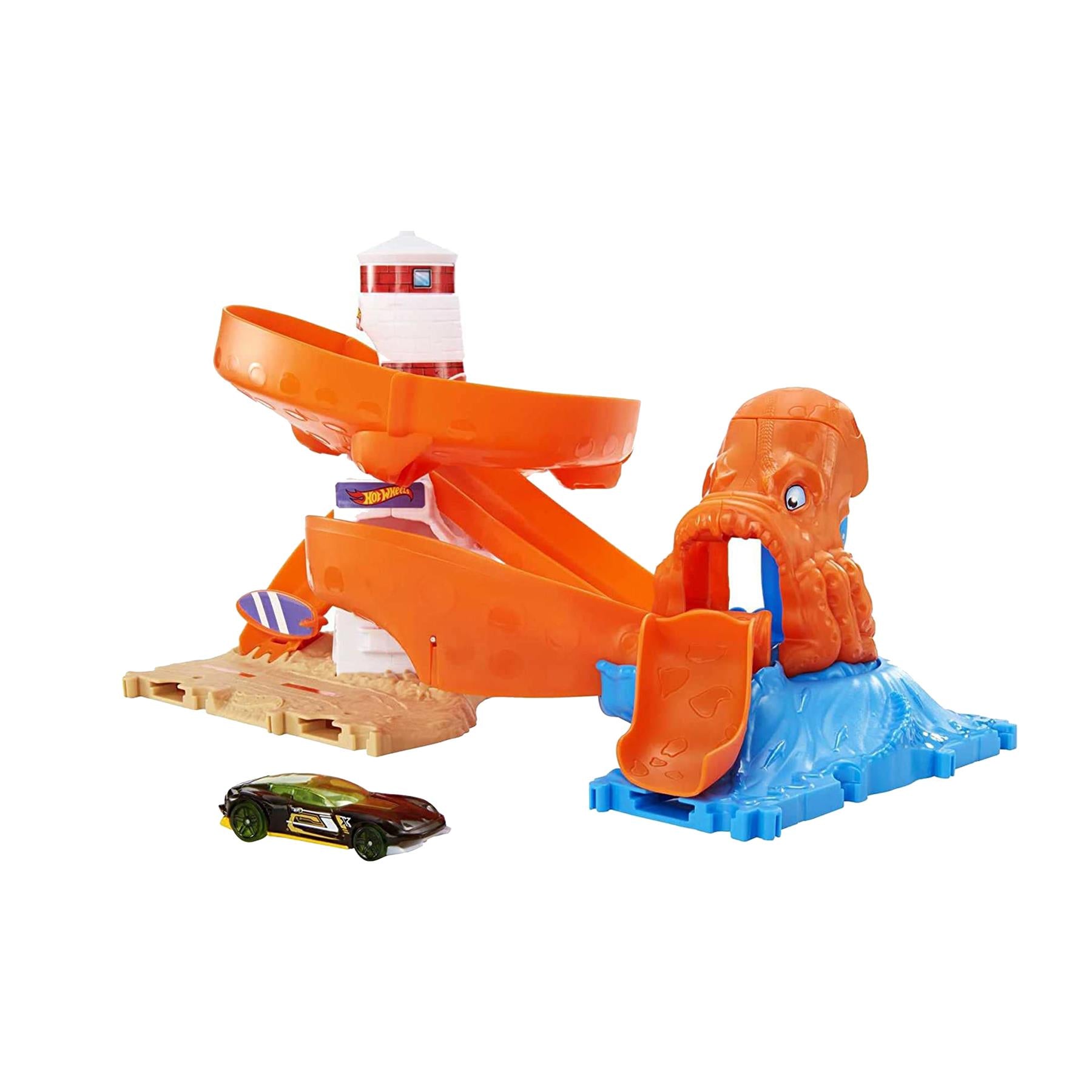 Hot Wheels City Wreck & Ride Octopus Invasion Playset by Hot Wheels - The Magic Toy Shop