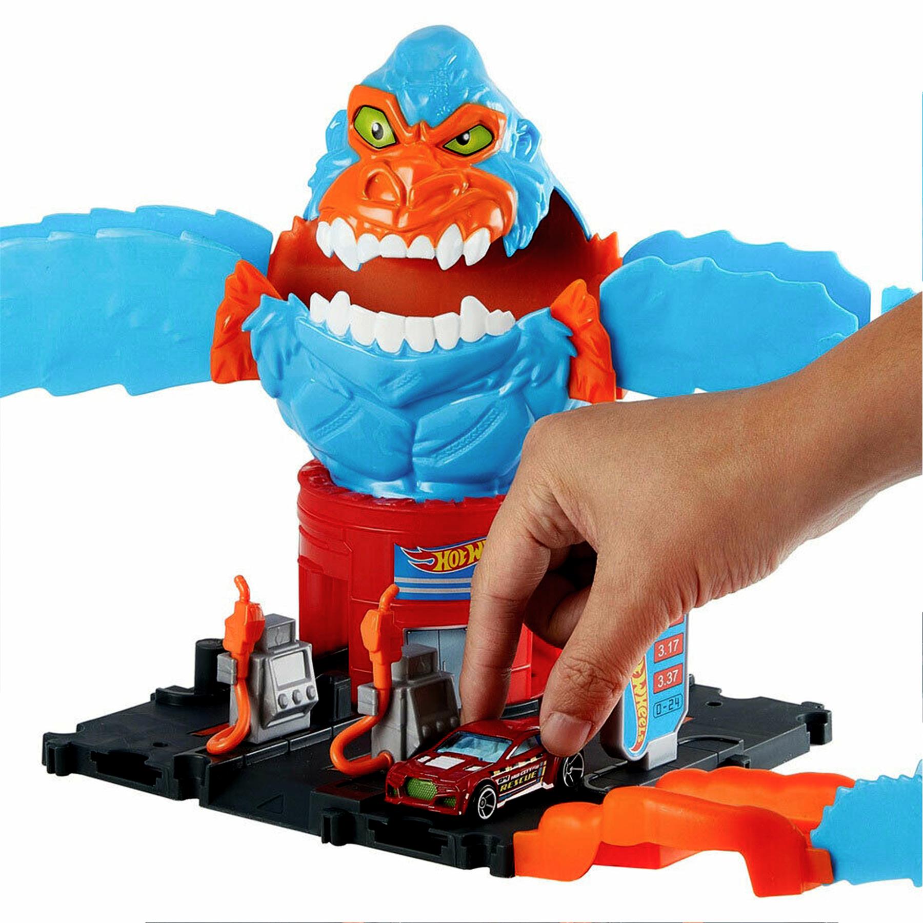 Hot Wheels City Wreck & Ride Gorilla Attack Playset by Hot Wheels - The Magic Toy Shop