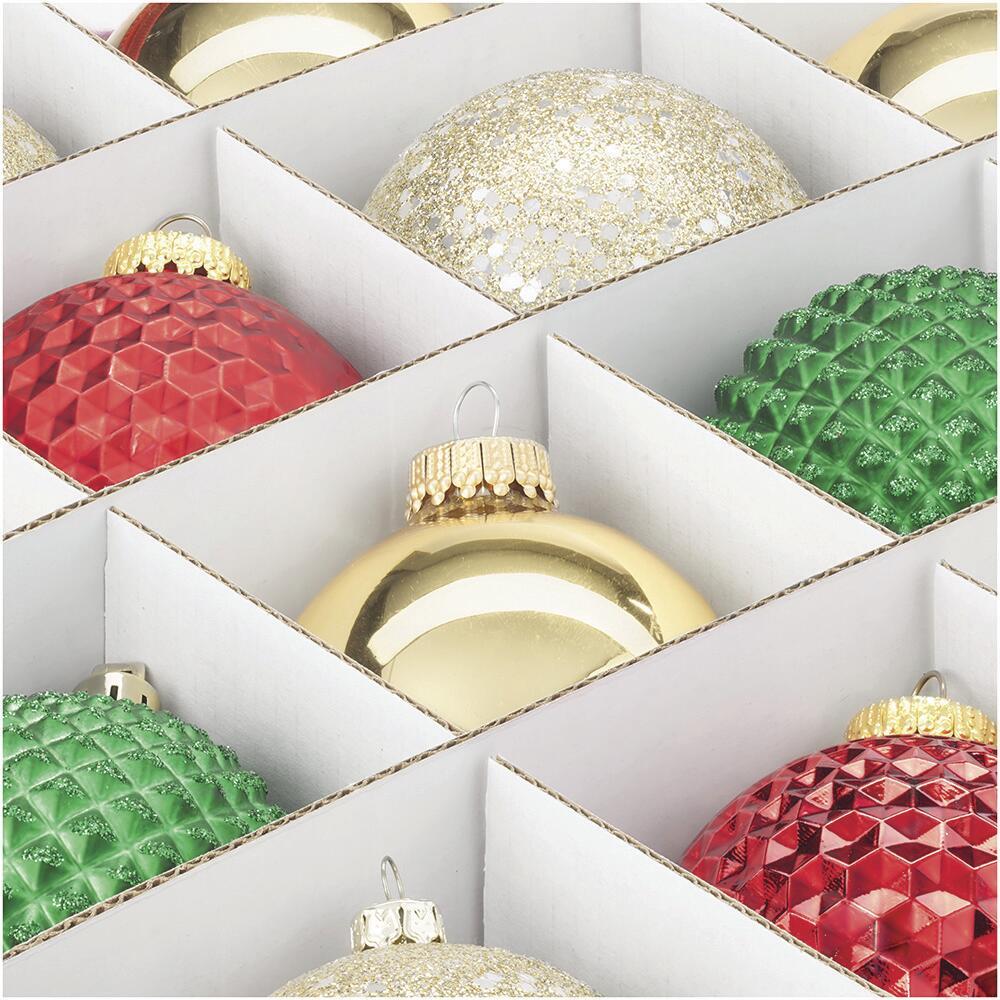 The Magic Toy Shop 32 Christmas Baubles Storage Box