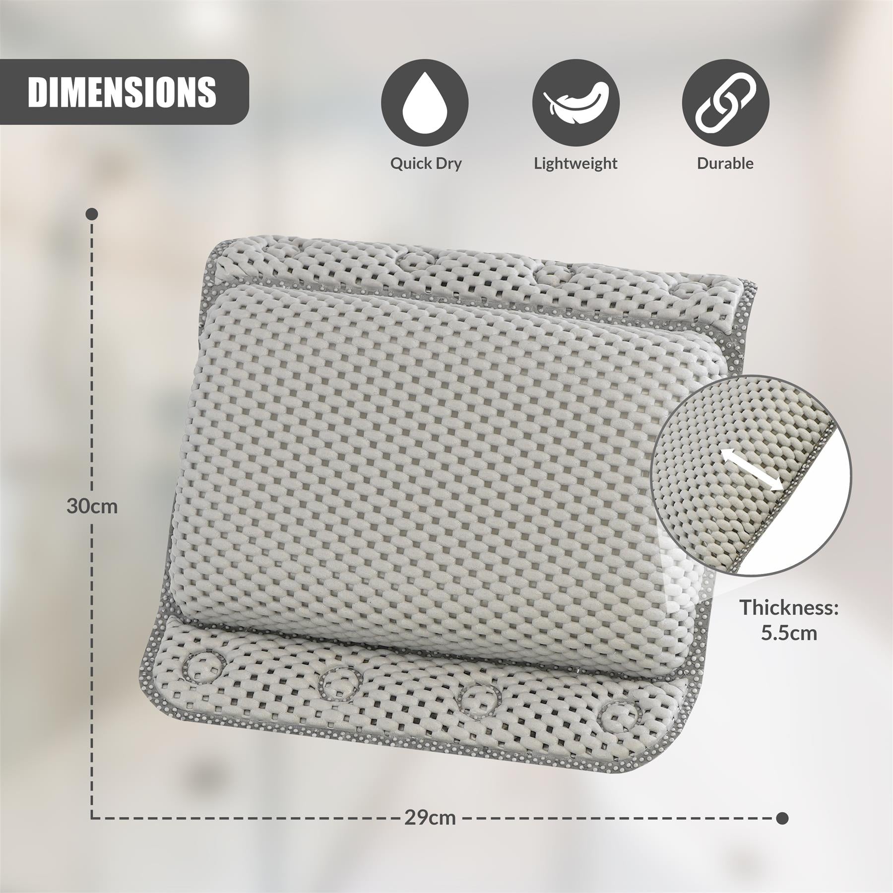 Bathtub Pillow