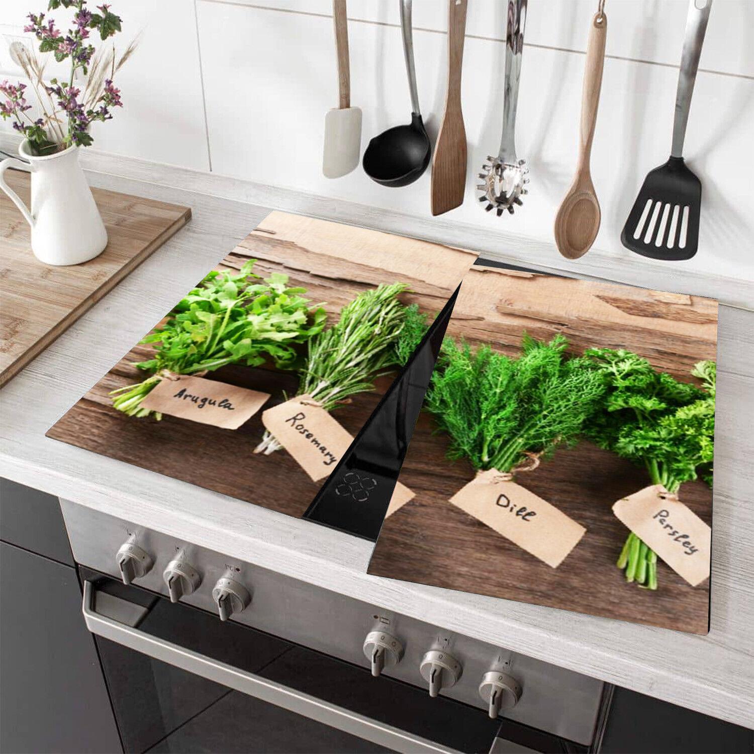 Glass Cutting Boards with Herbs Design by Geezy - The Magic Toy Shop
