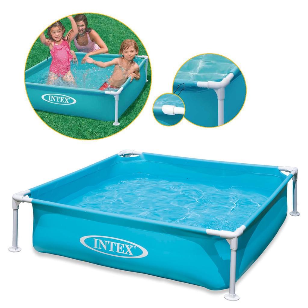Intex Mini Frame Compact Pool - Blue - Above Ground 122 X 122 Cm by Intex - The Magic Toy Shop