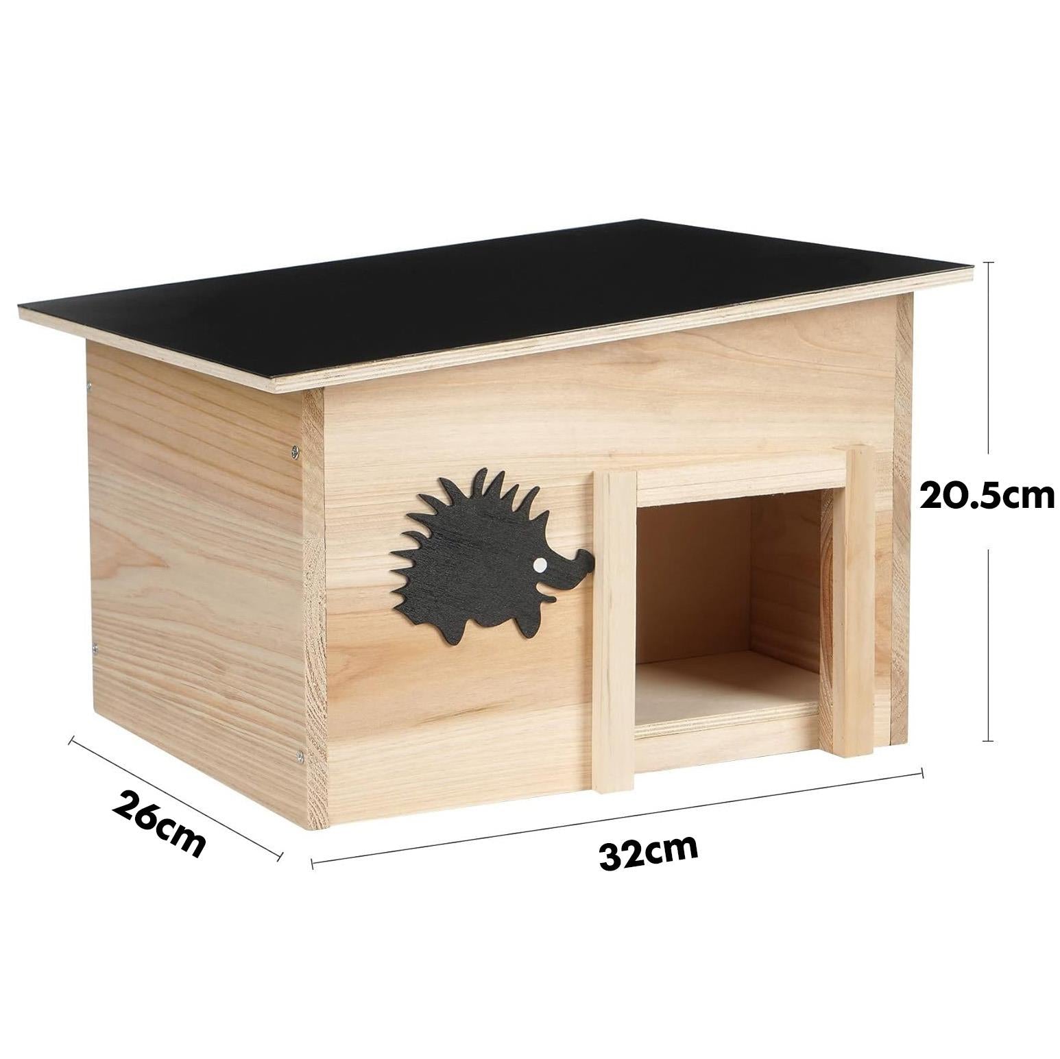 Wooden Hedgehog House