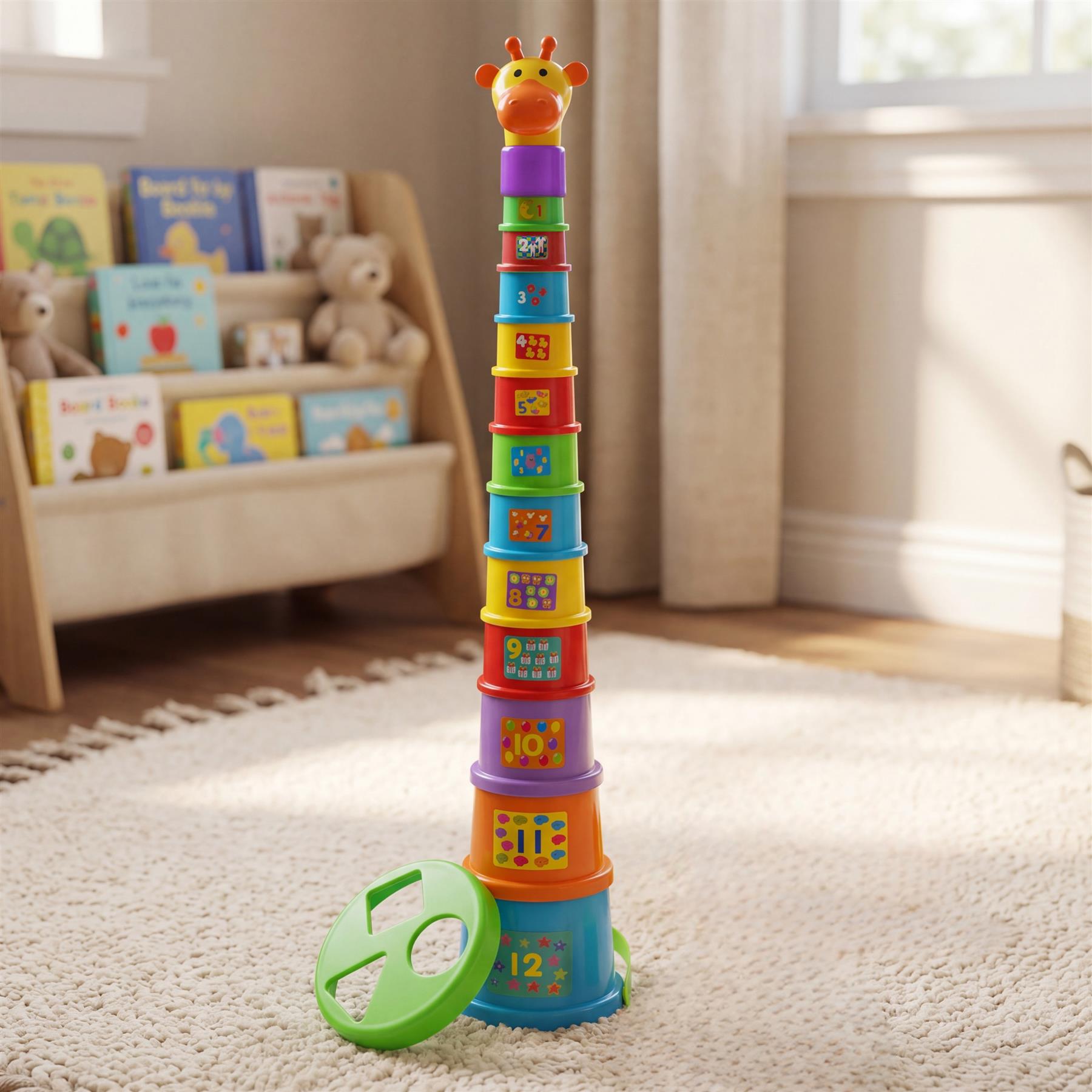 Gerry The Giraffe Stacking Cups