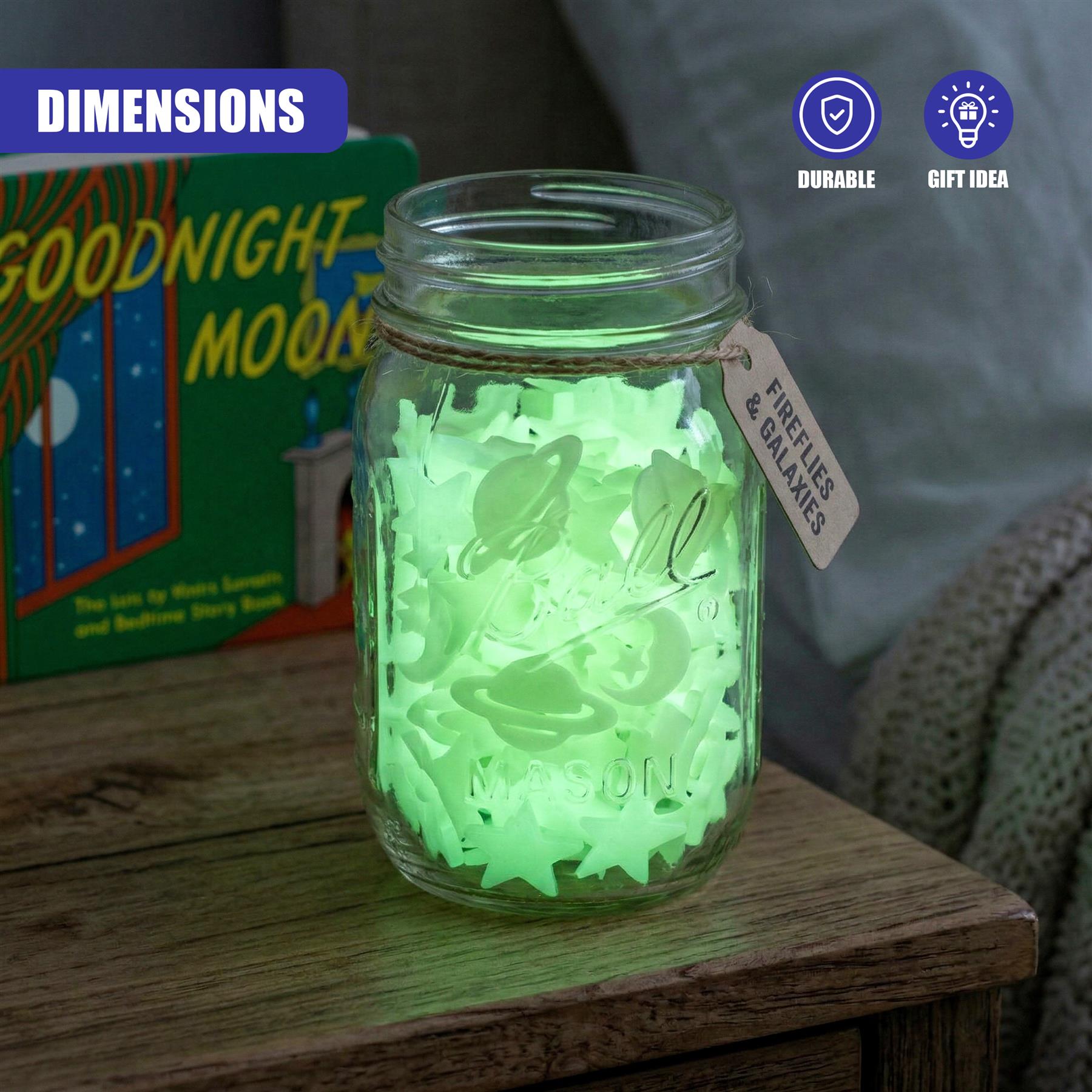 Glow in the Dark Moon & Stars