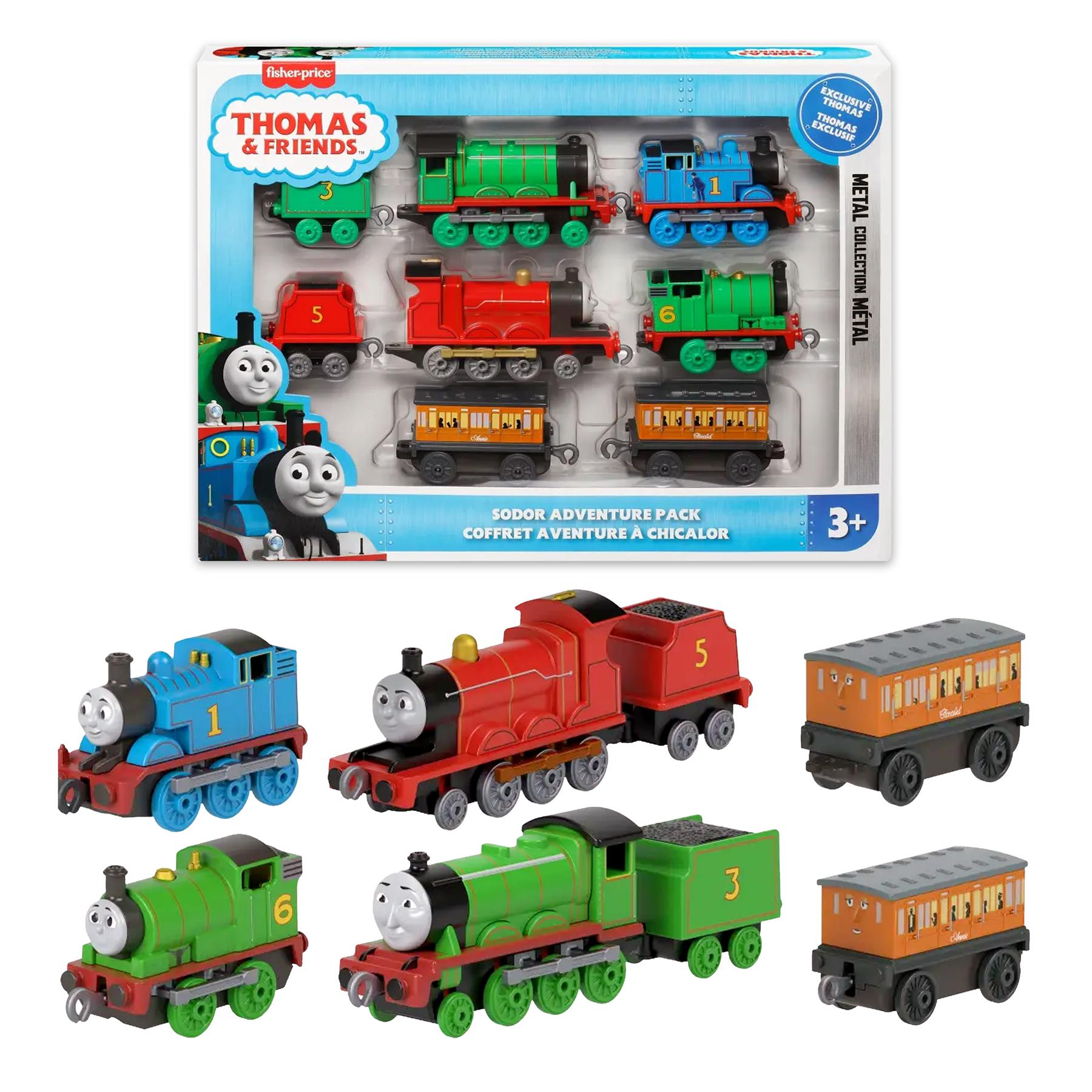 Thomas & Friends Sodor Adventure 6-Pack Die-Cast Train Set