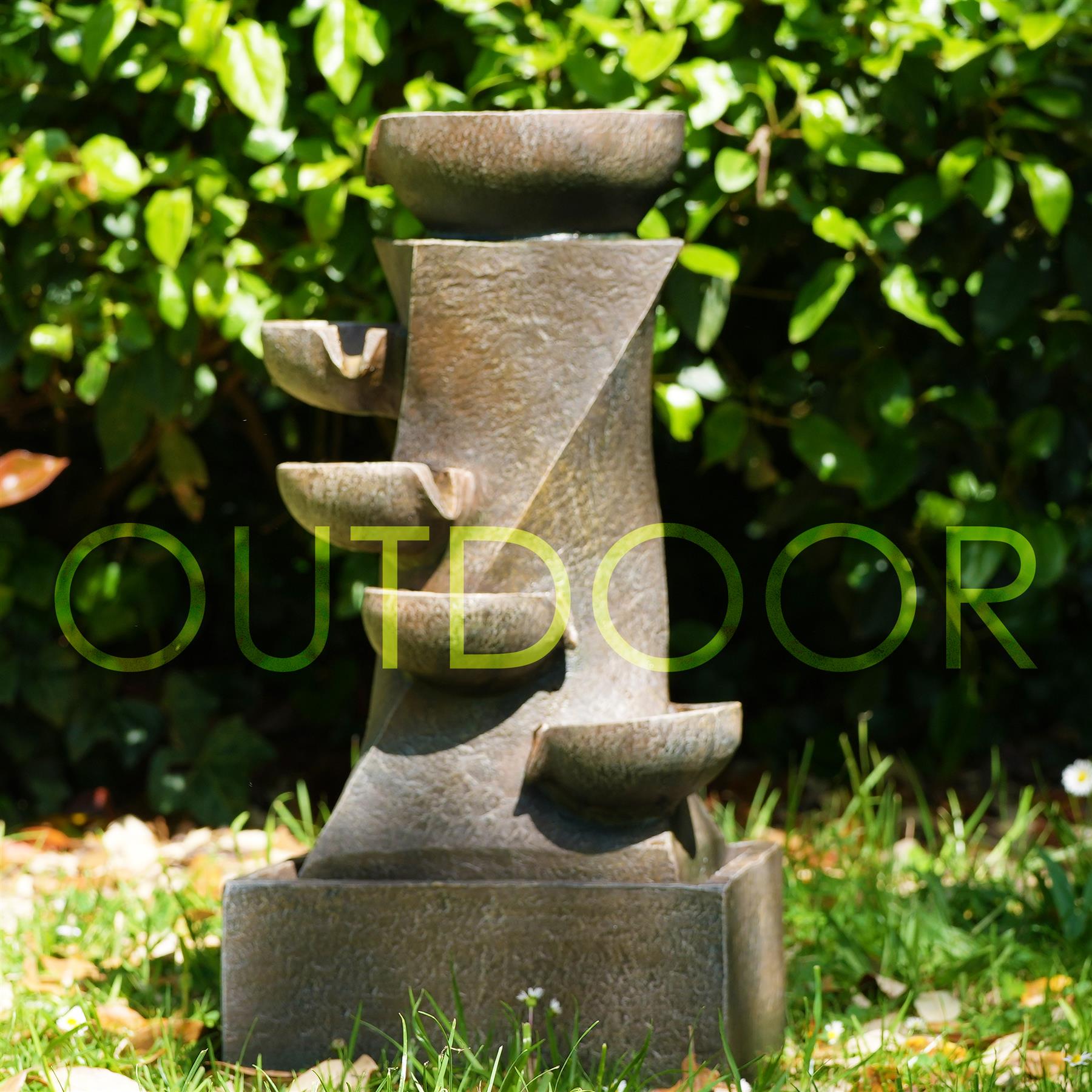 stone outdoor fountain - The Magic Toy Shop