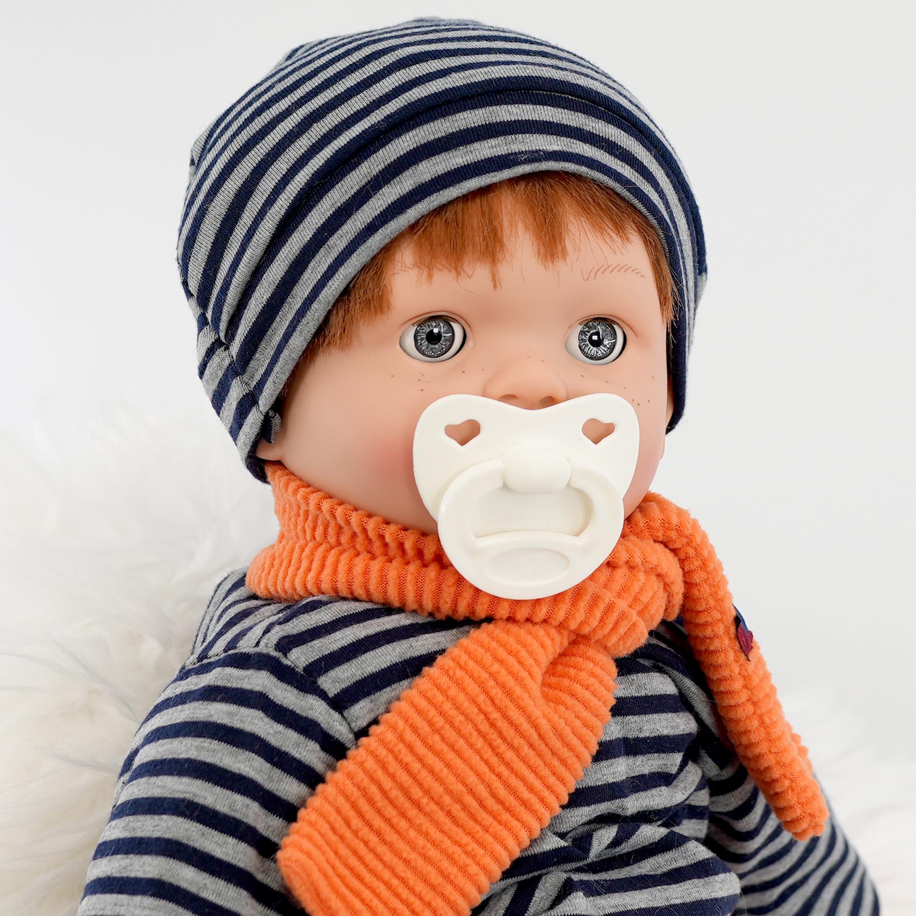 BiBi Sleeping Ginger Boy Doll (45 cm / 18") by BiBi Doll - The Magic Toy Shop