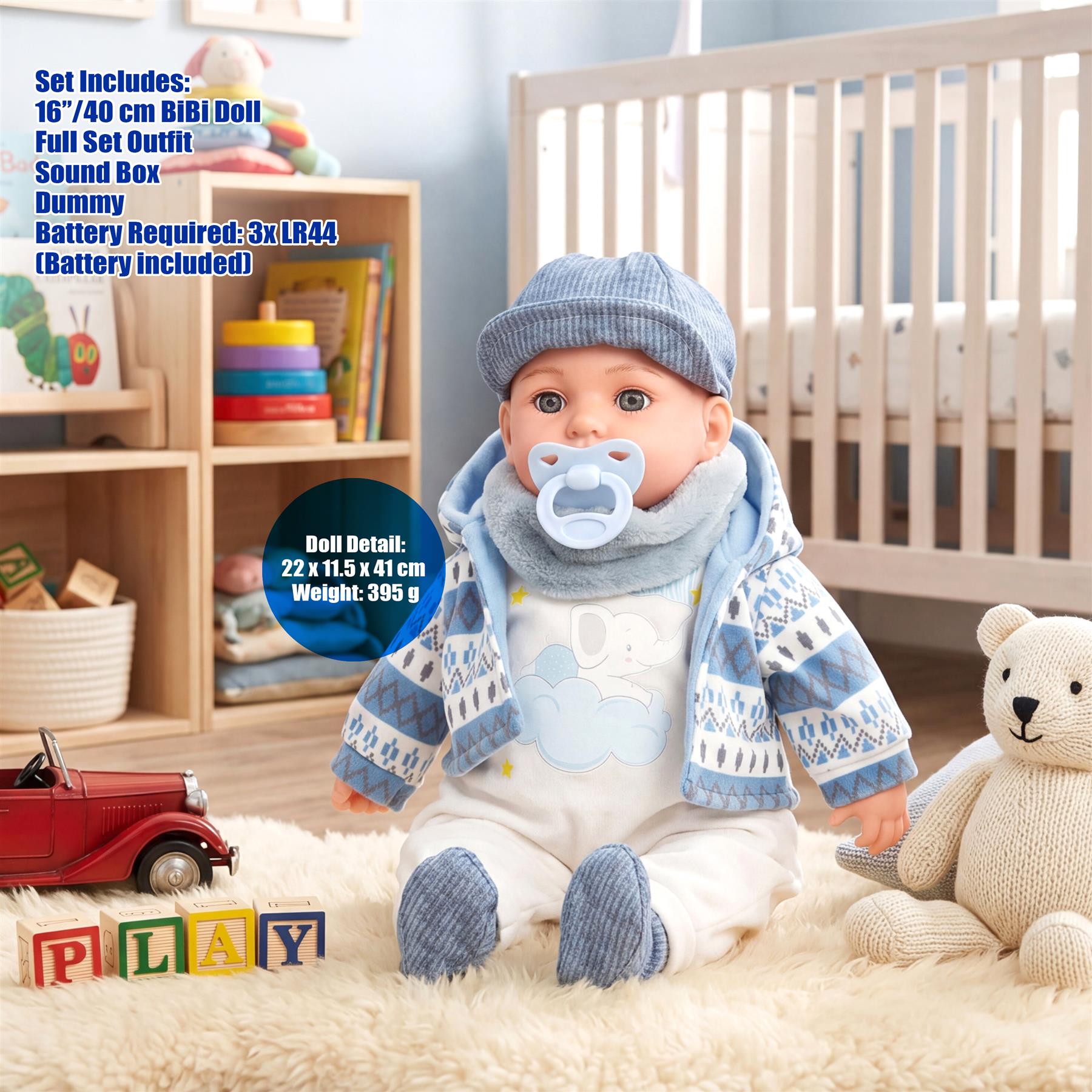 BiBi Baby Doll ''Felix'' (40 cm / 16'')
