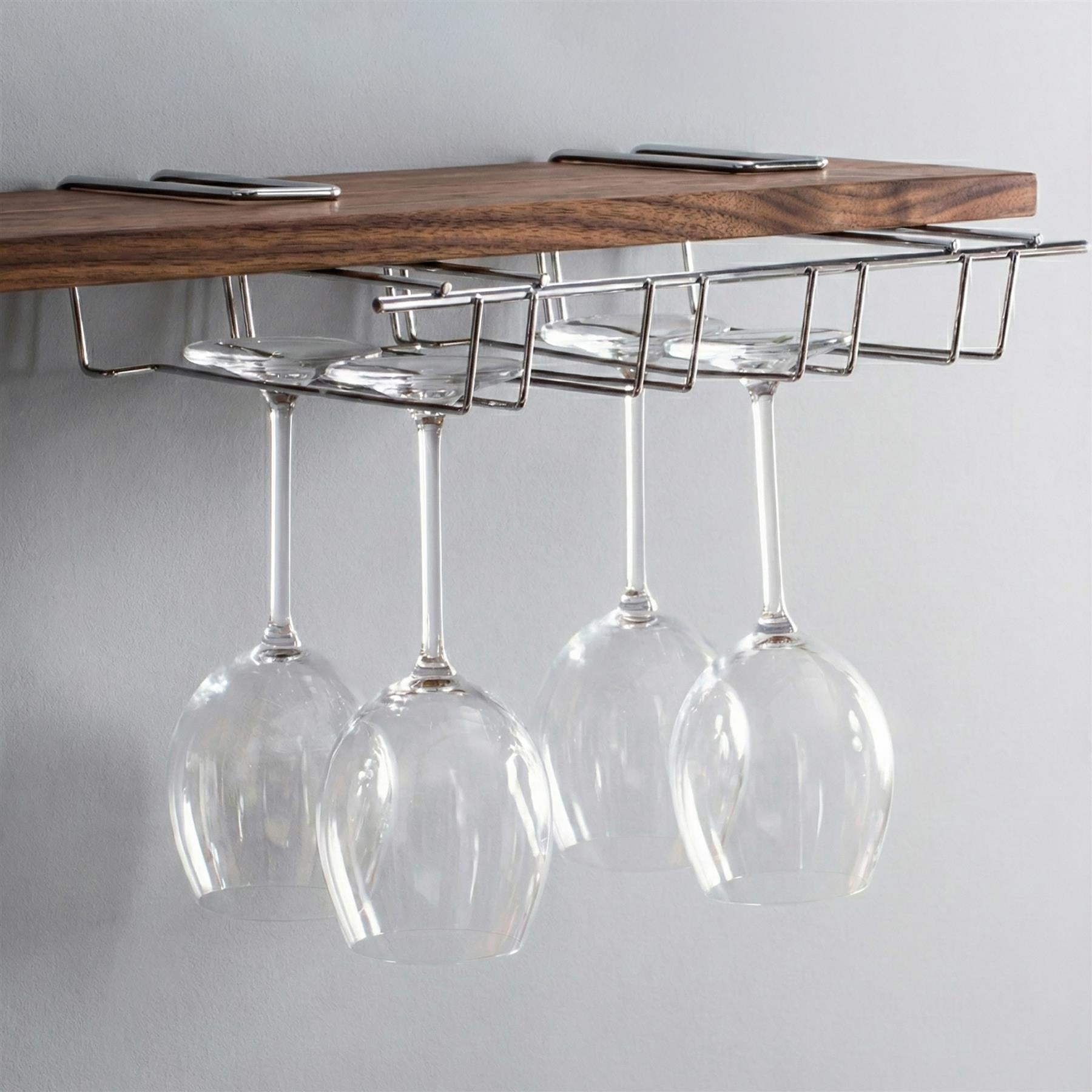 Under Shelf Wine Glass Rack
