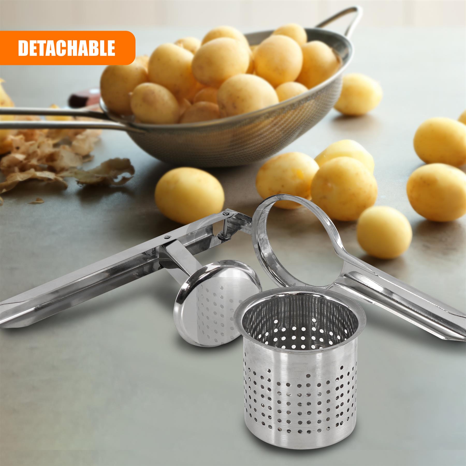 Stainless Steel Potato Ricer by GEEZY - The Magic Toy Shop