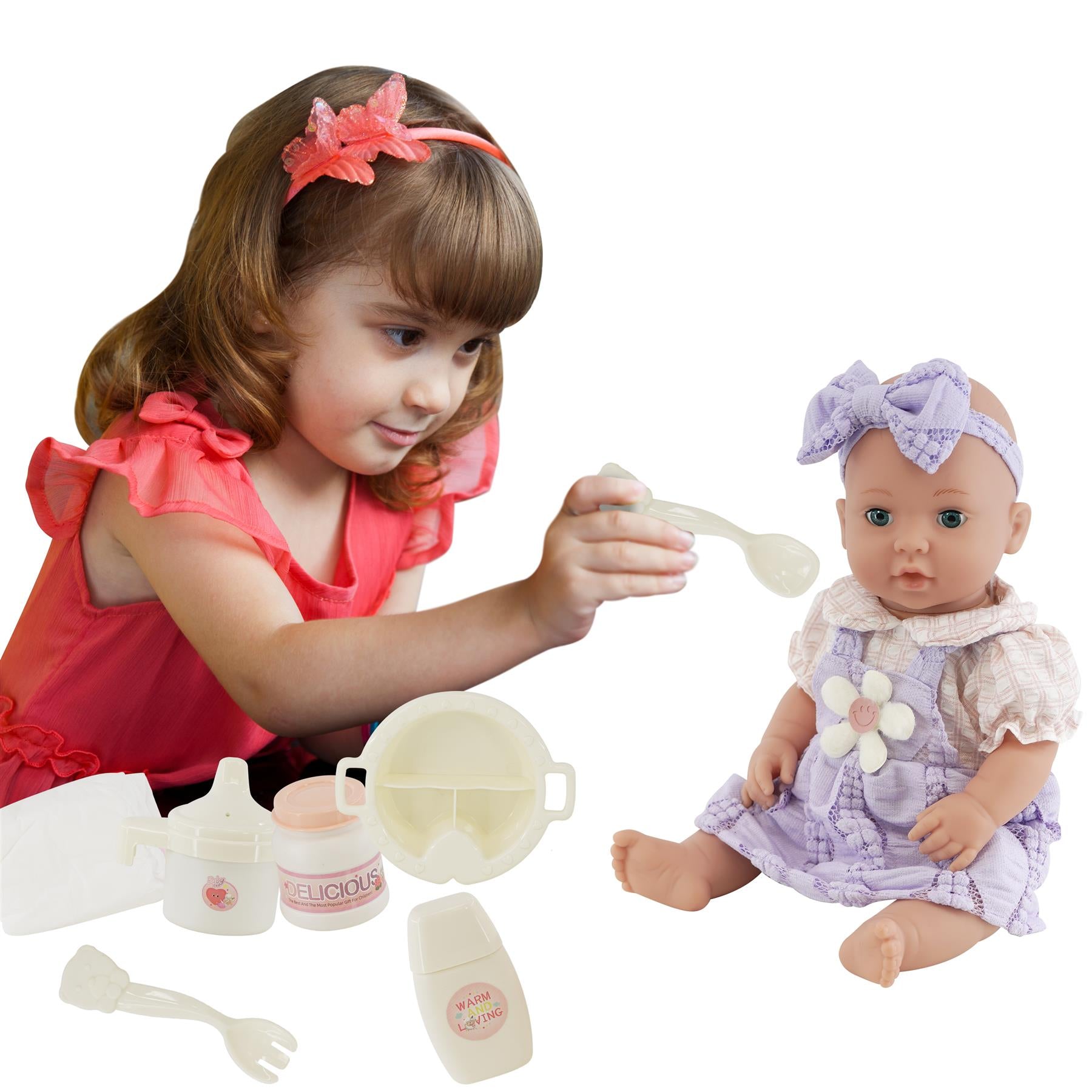 BiBi Doll BiBi Doll Nappy, Accessories & Doll