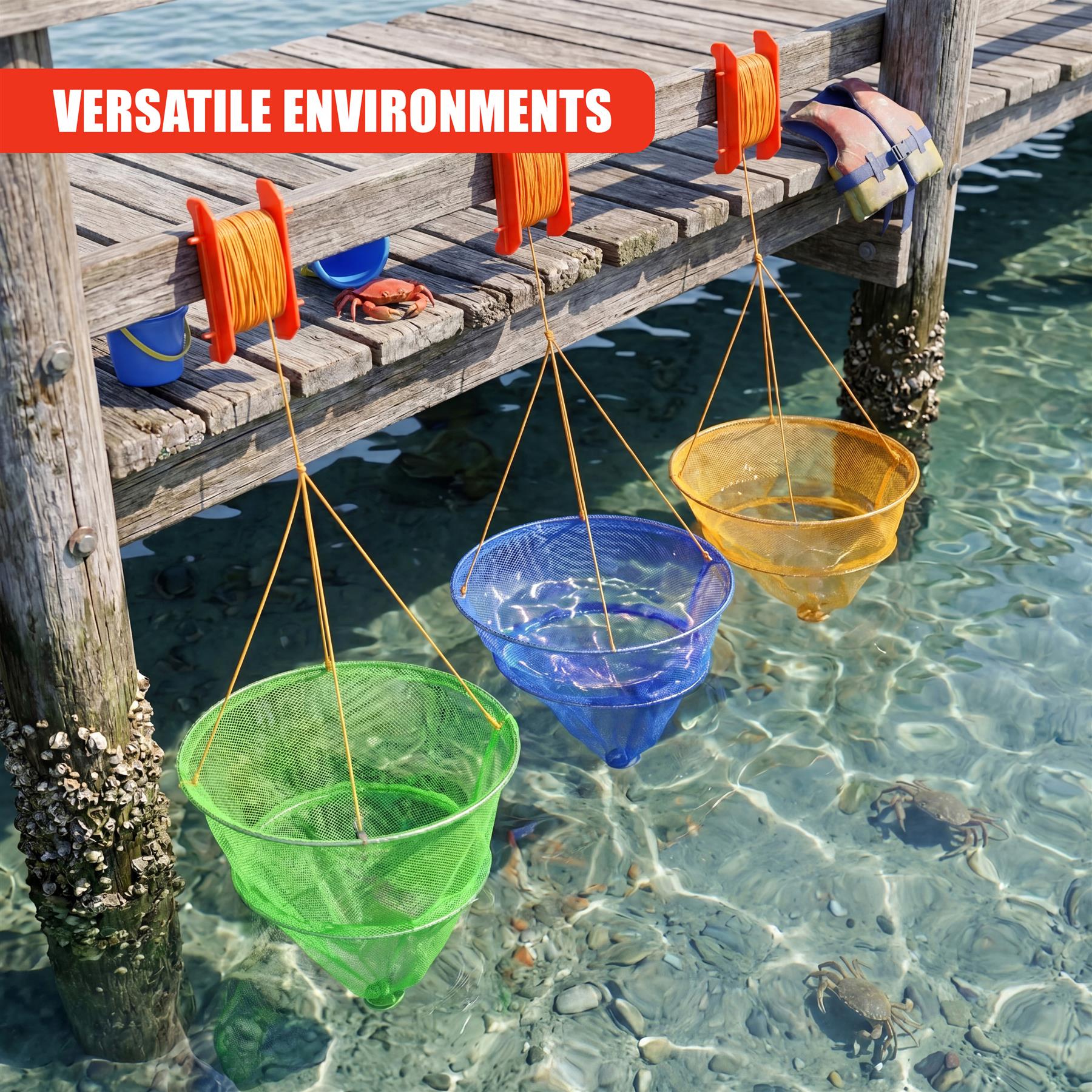 Kids Crab Drop Net