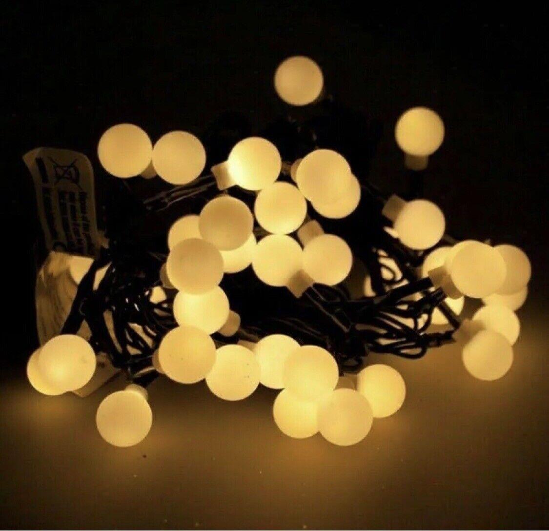 100 Berry Christmas LED Lights Warm White by Geezy - The Magic Toy Shop