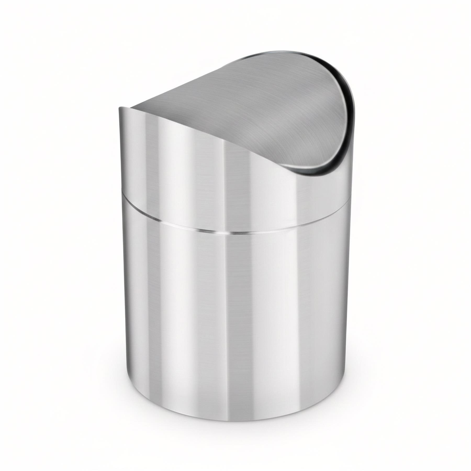 Stainless Steel Mini Swing Bin 1.5 L