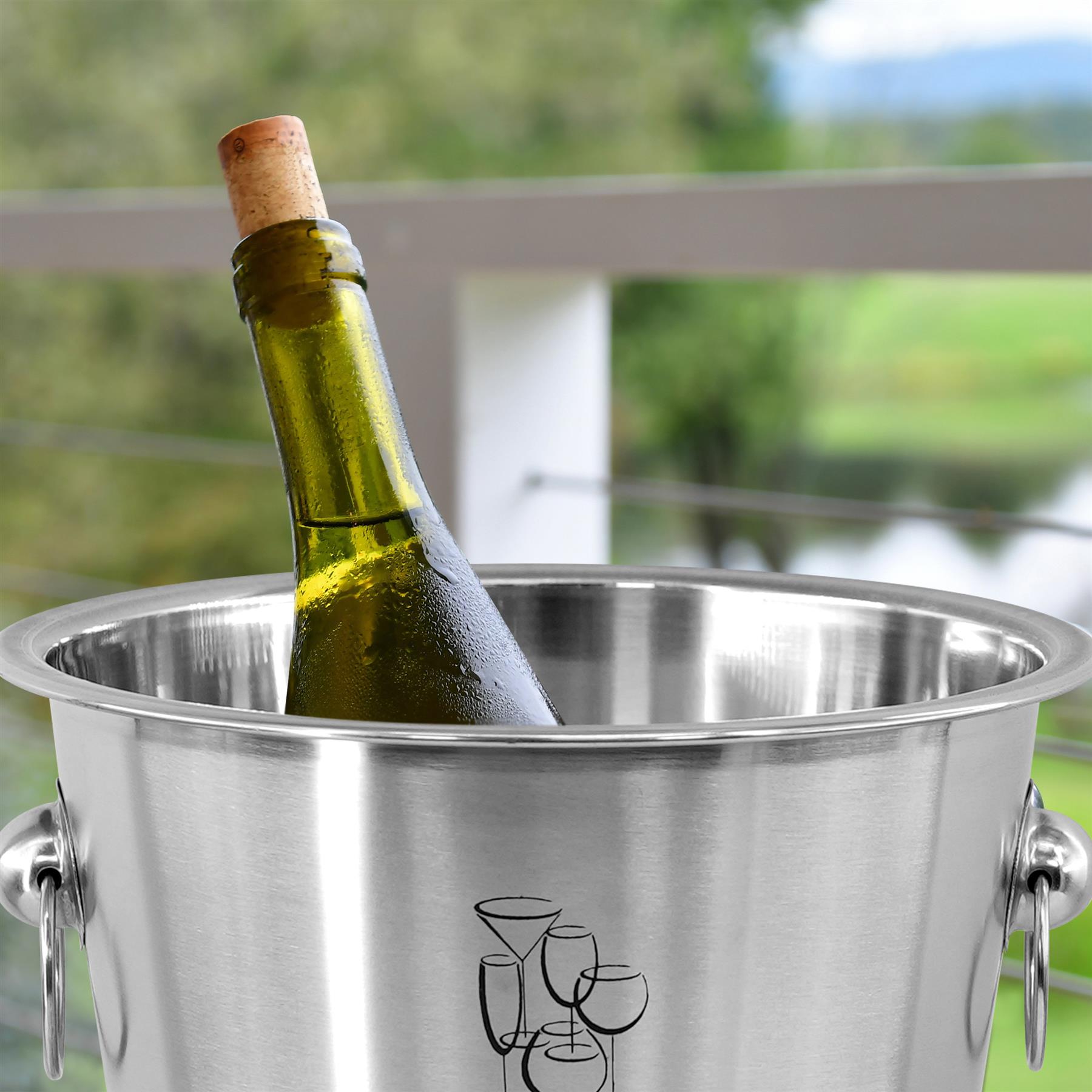 French Silver Ice Bucket by GEEZY - The Magic Toy Shop