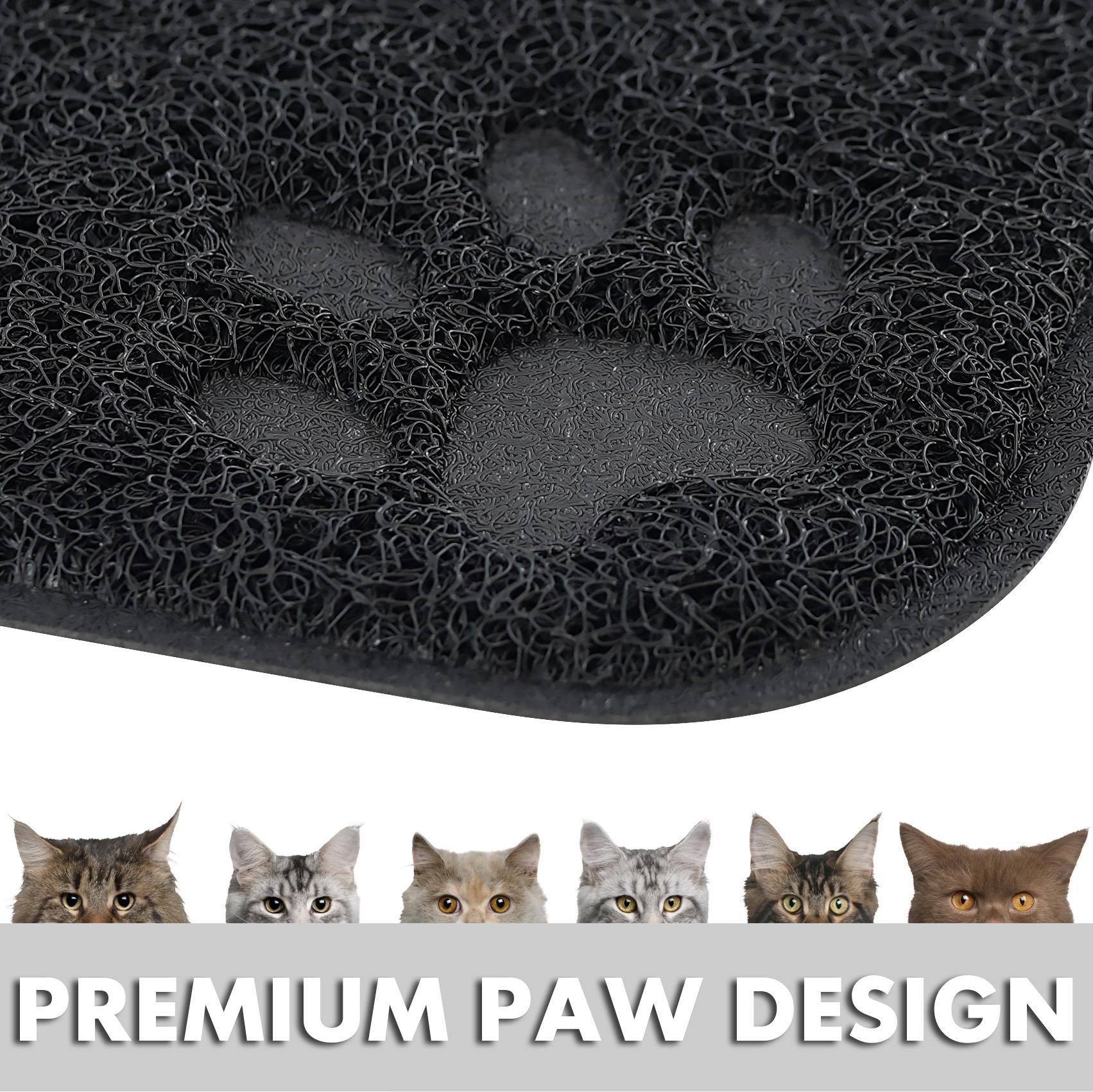 Rubber mat for shop under litter box