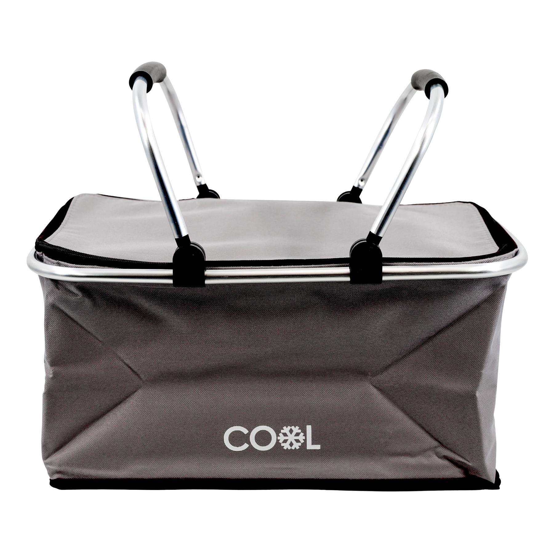 Geezy Cooler bag Grey Cooler Basket Bag