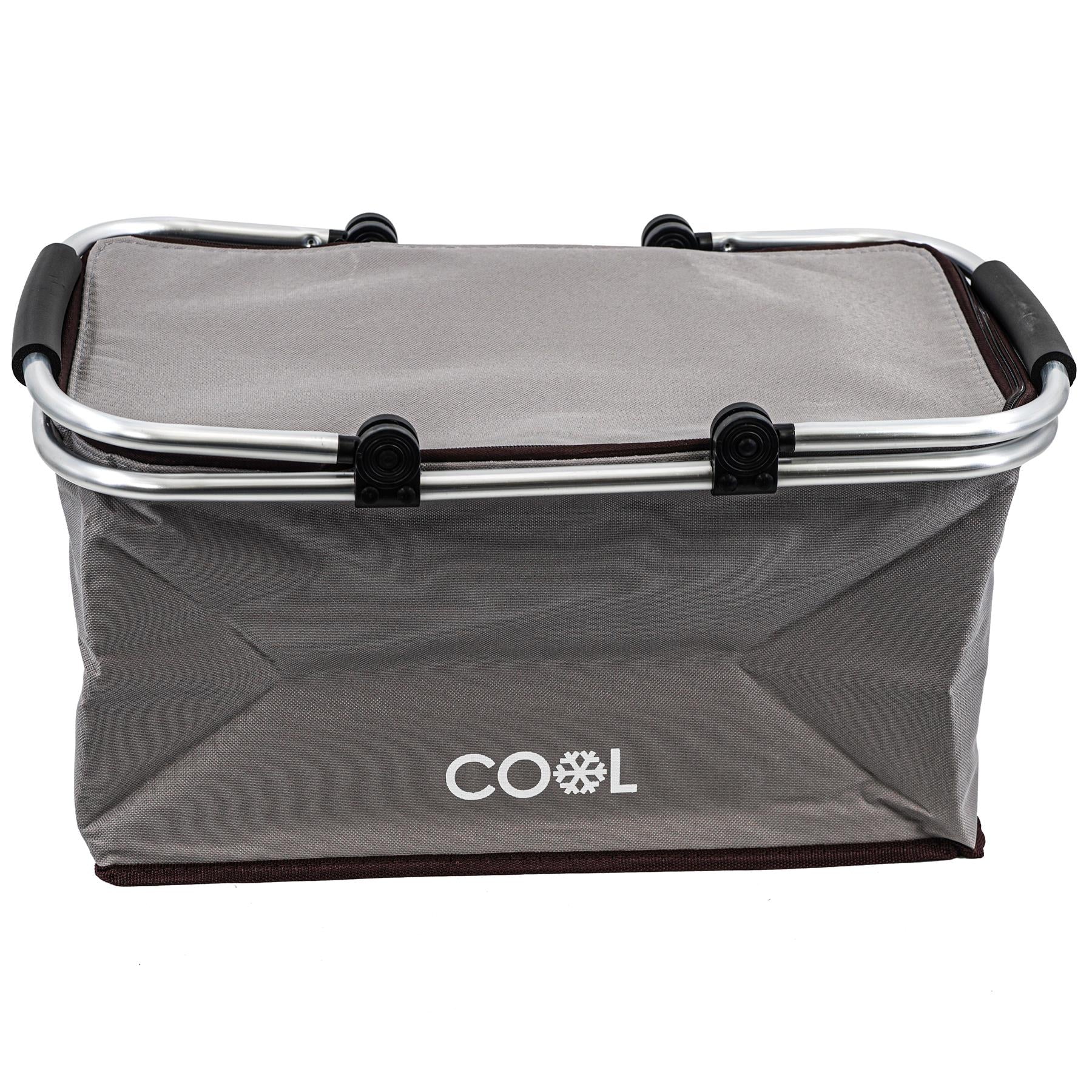 Geezy Cooler bag Grey Cooler Basket Bag