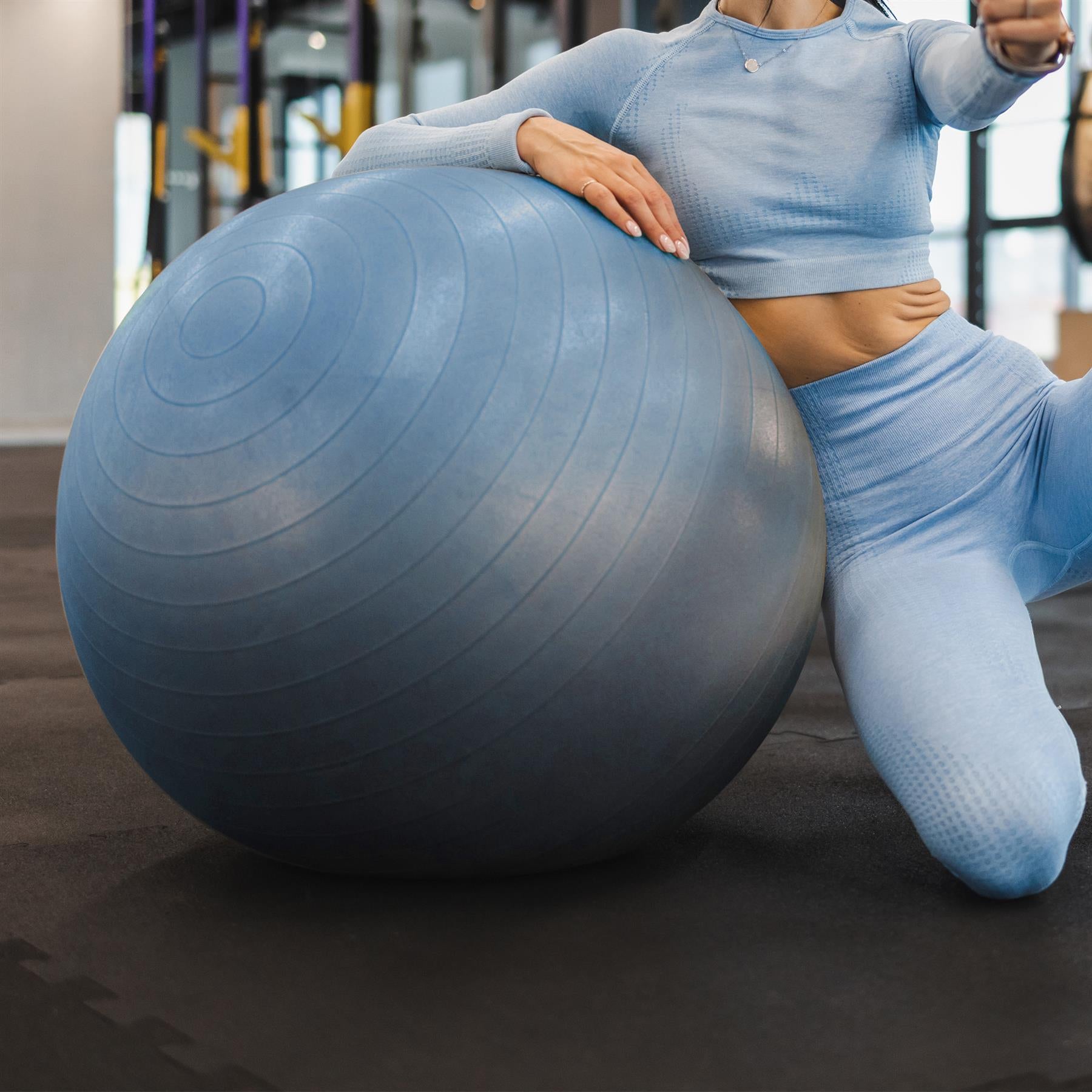 GEEZY Inflatable Fitness Ball Inflatable Exercise Ball