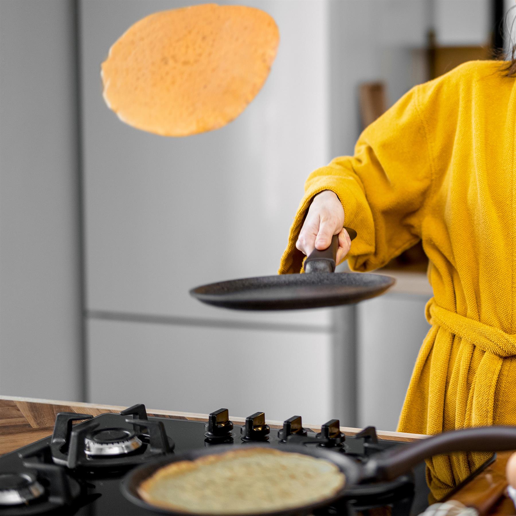 Geezy sautefrypan Pancake Maker Crepe Pan Non-Stick