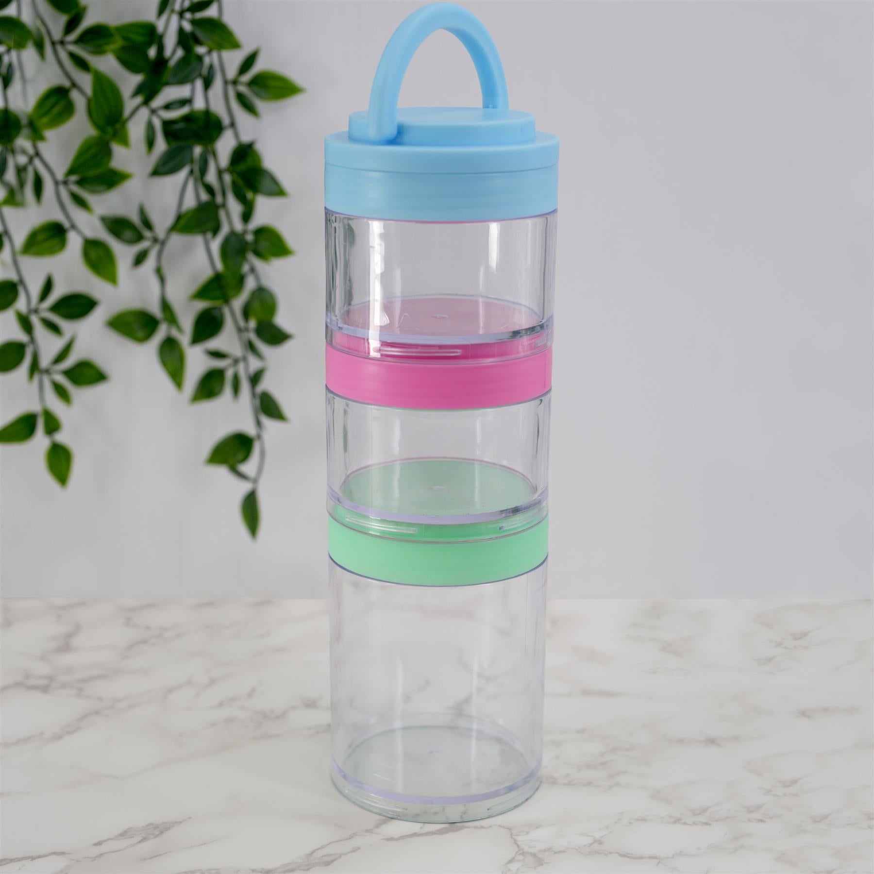 Geezy Snack Tower Stackable Tower Snack Food Container