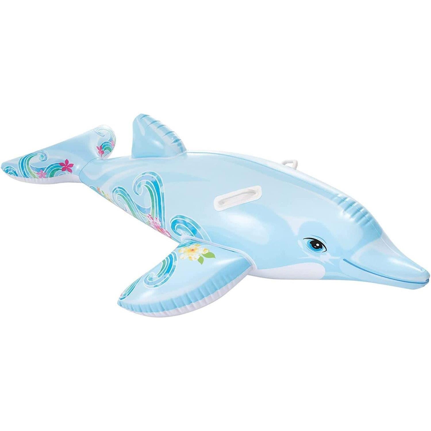 Intex Inflatable Toys Dolphin Ride On Swimming Pool Float