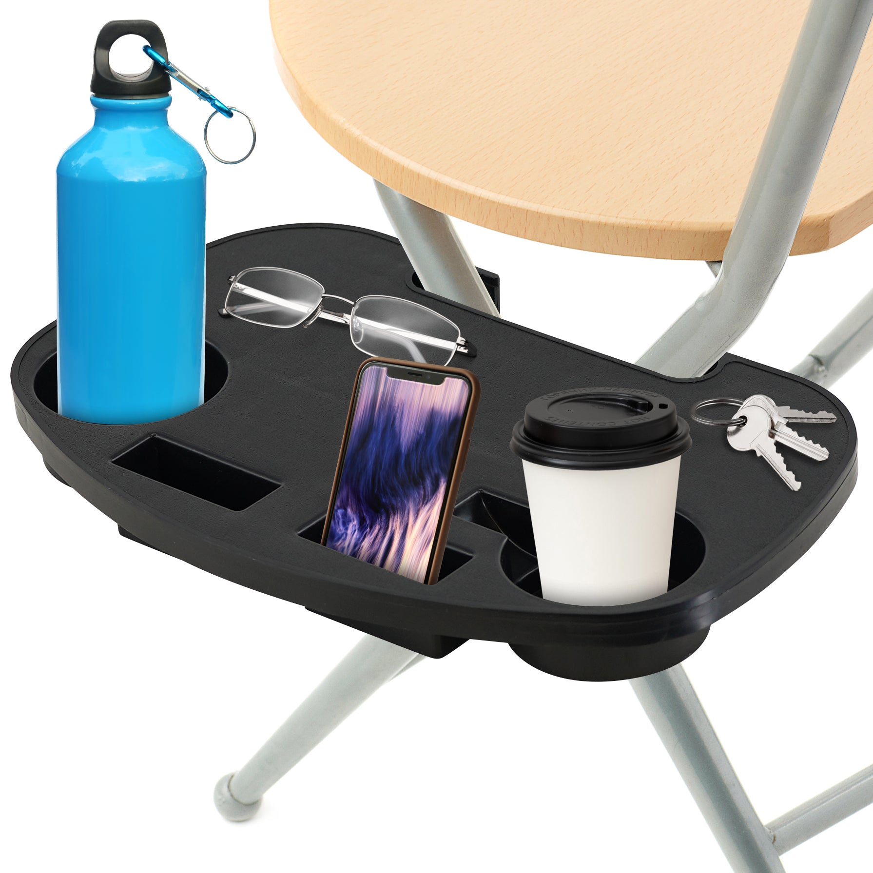 MTS Camping Clip On Camping Chair Side Table
