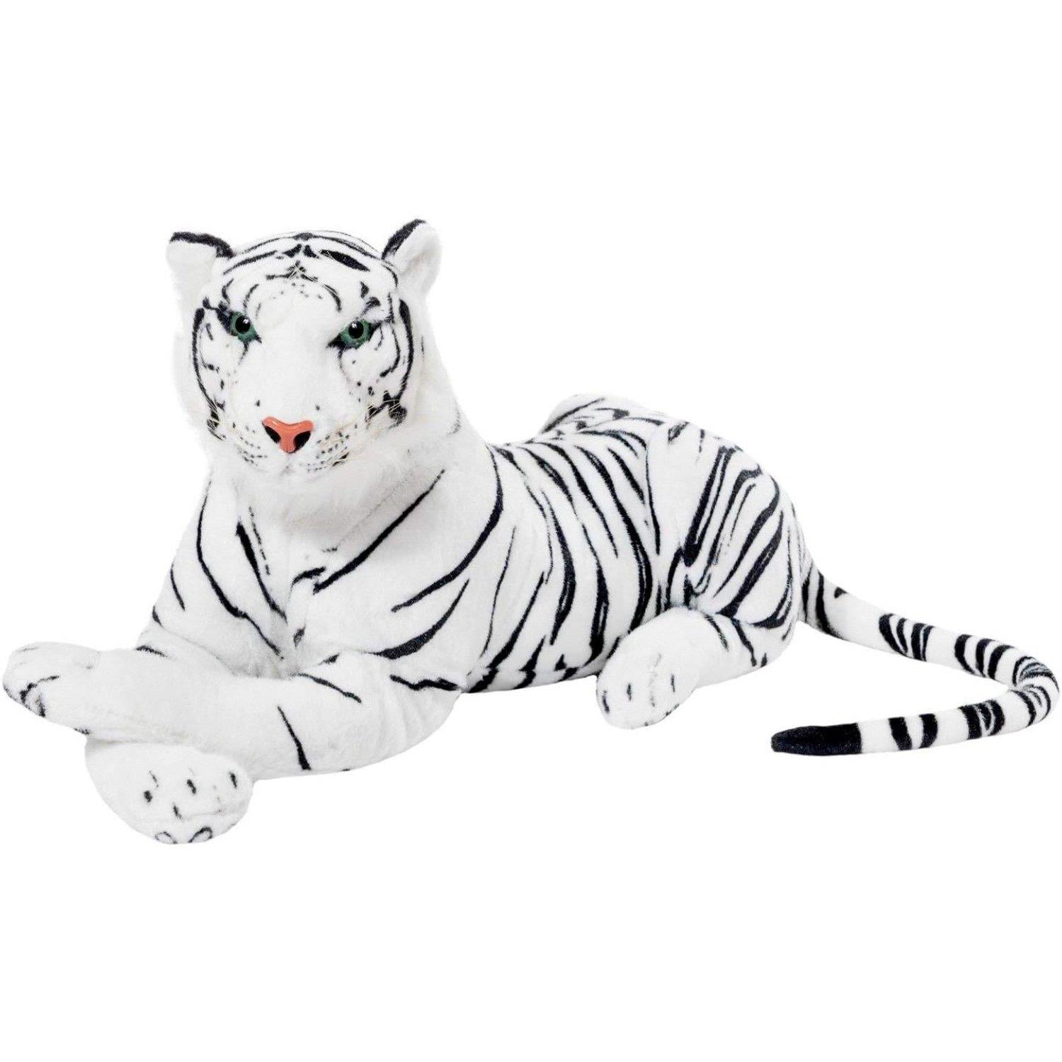 MTS Toys and Games Medium White Tiger Soft Plush Toy