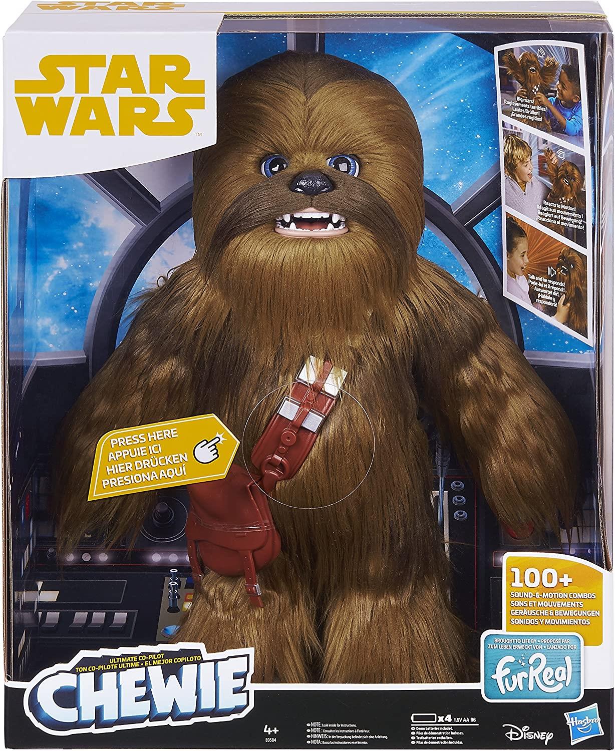Star Wars Star Wars furReal Toy Star Wars Galactic Heroes Ultimate Co-pilot Chewie