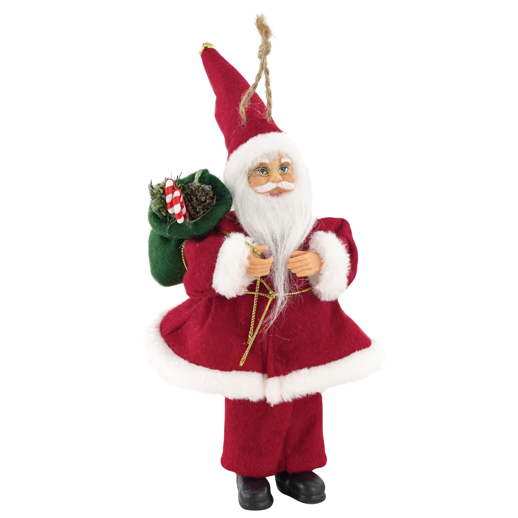 The Magic Toy Shop Christmas Decoration Standing Small Santa Claus