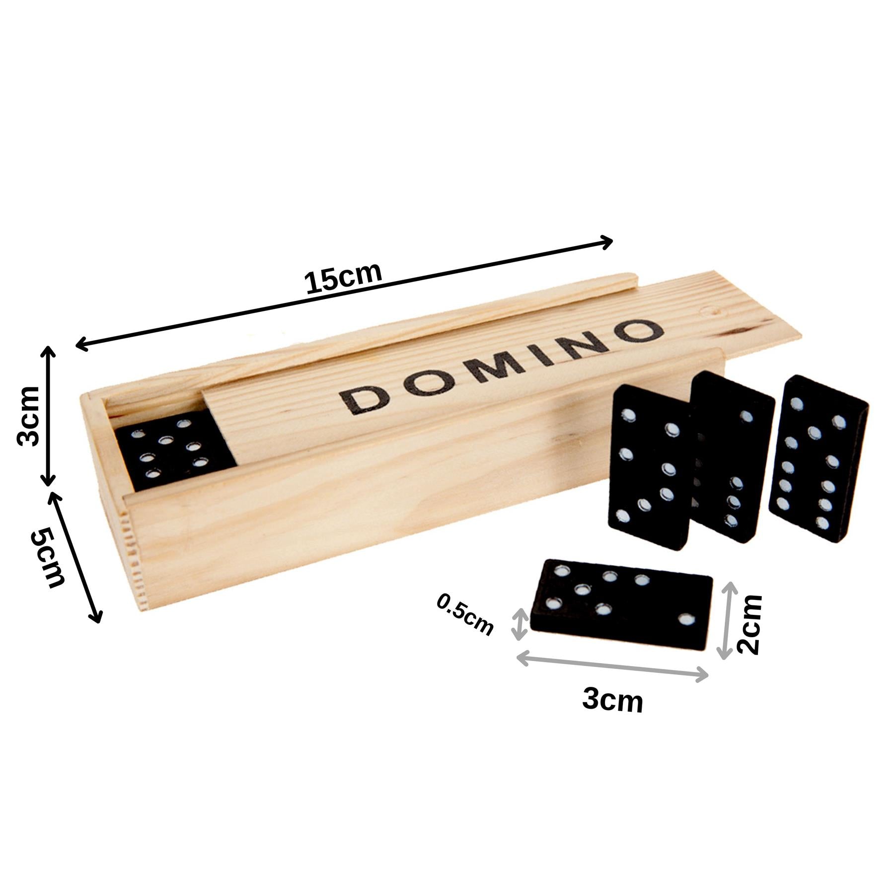 The Magic Toy Shop Dominoes Game Dominoes Game in Wooden Box