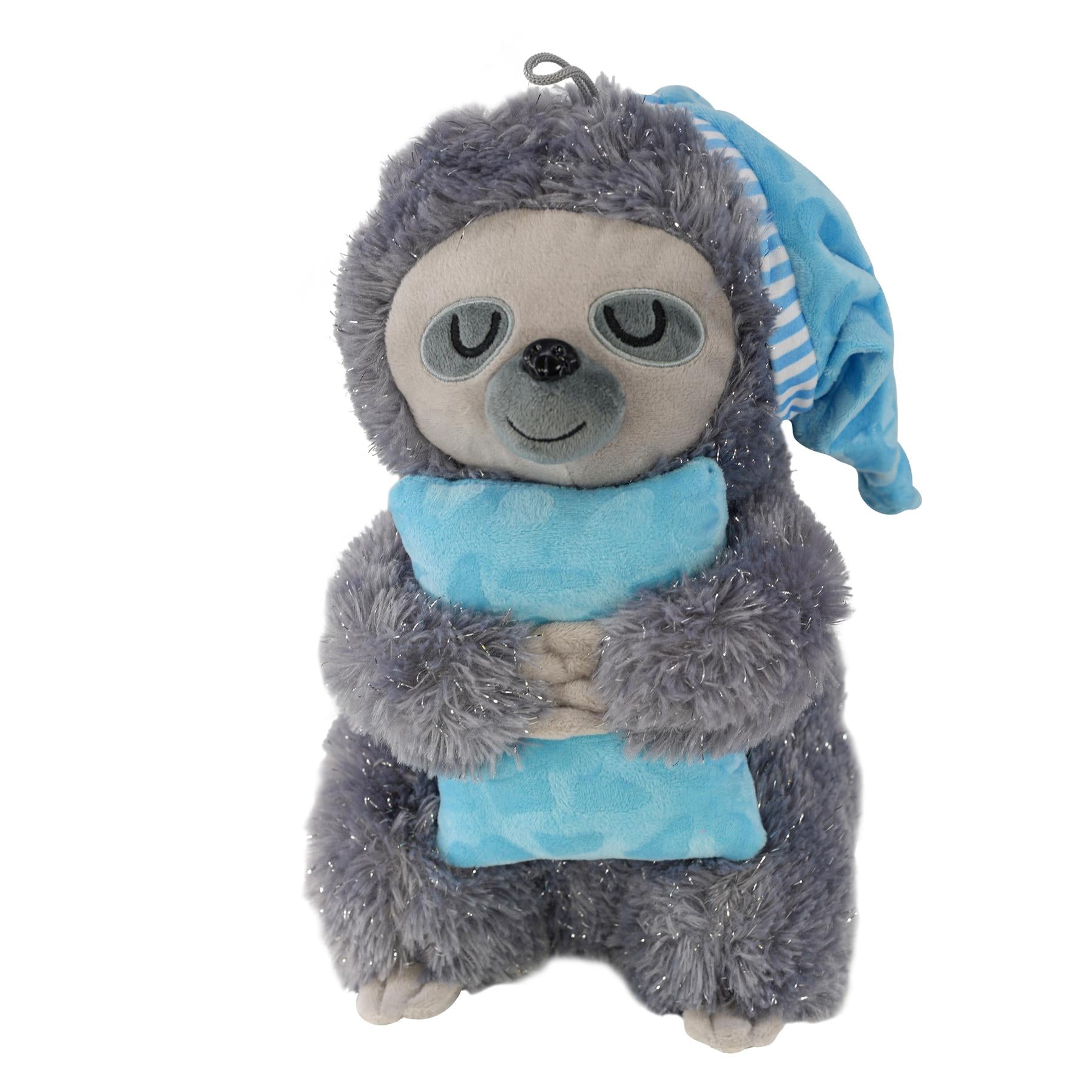 The Magic Toy Shop Plush Toy Sloth Plush Toy Stuffed Animal  Baby Gift Blue